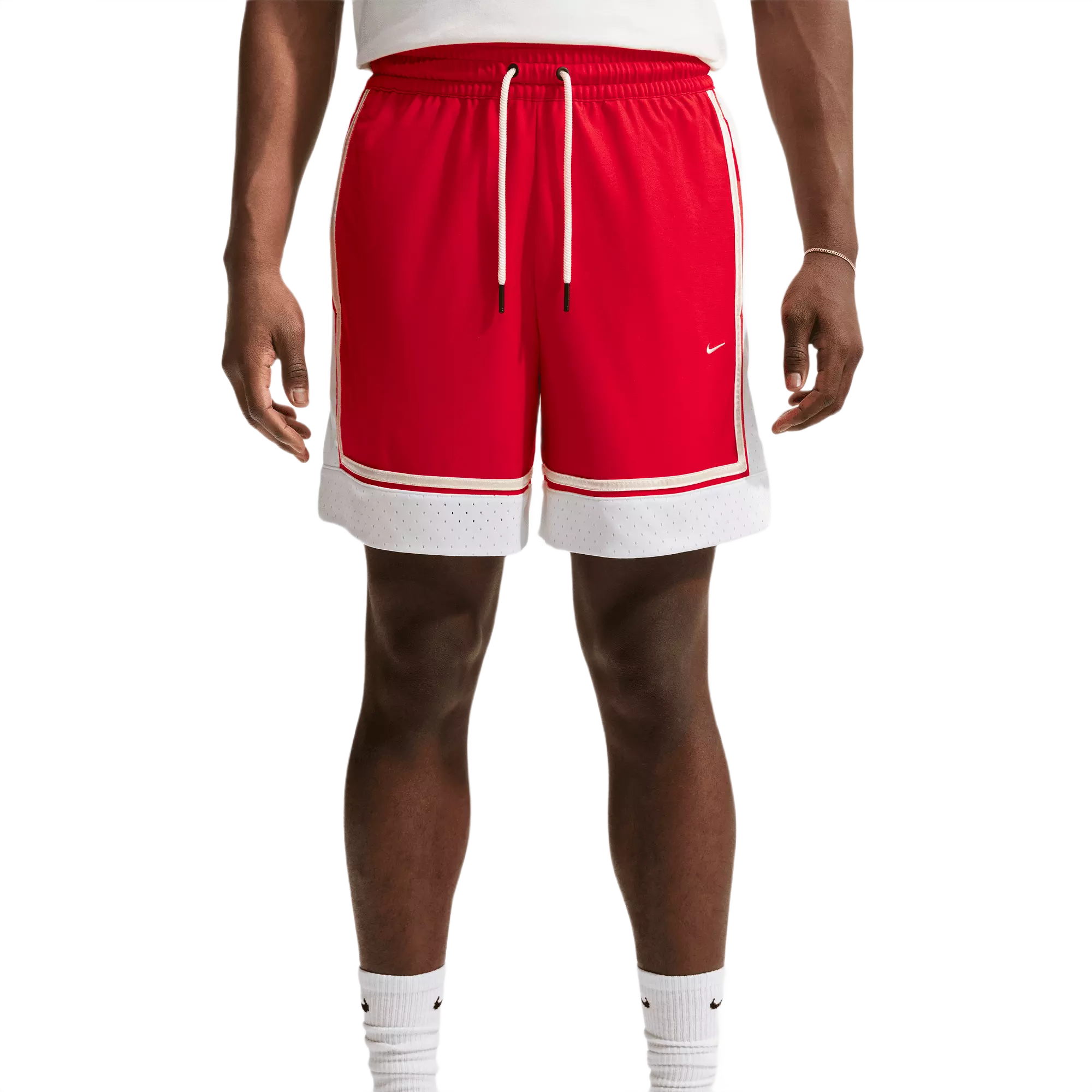 Nike Men's Standard Issue Dri-FIT 6" Basketball Shorts - Red - RED
