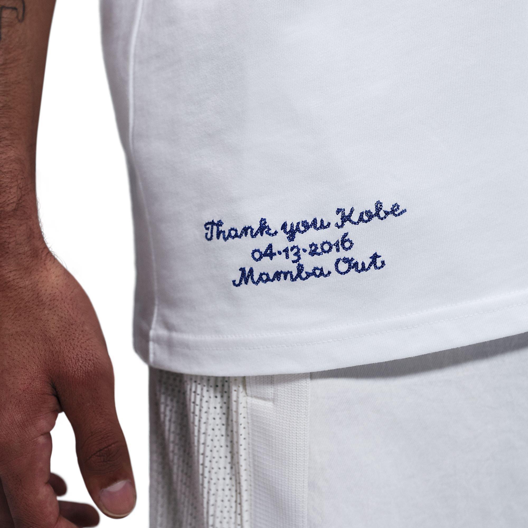 Nike Men's Kobe Max90 Tee - WHITE Thumbnail View 5