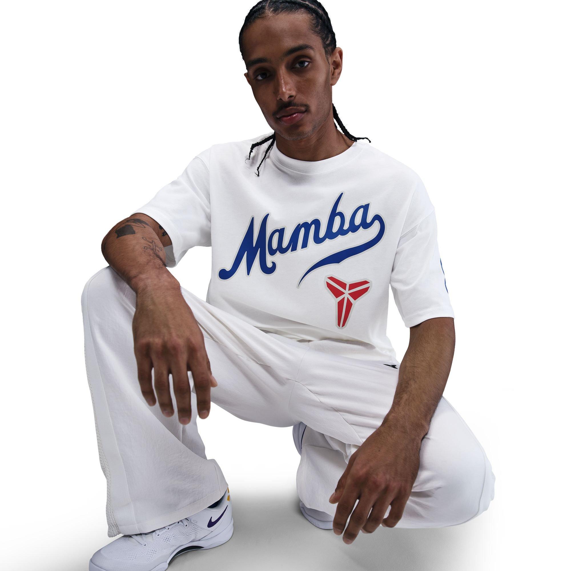 Nike Men's Kobe Max90 Tee - WHITE Thumbnail View 6
