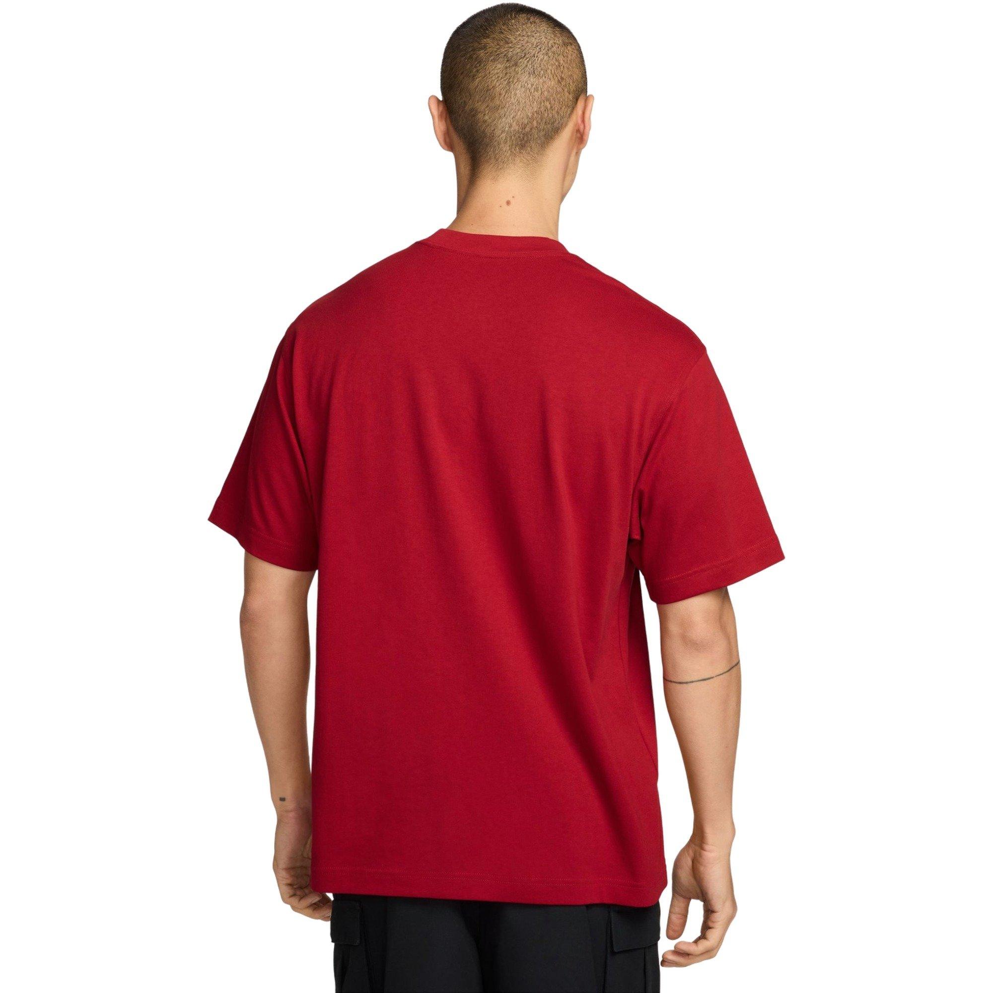 Nike Men's Sportswear Your Message Here Tee - RED Thumbnail View 2