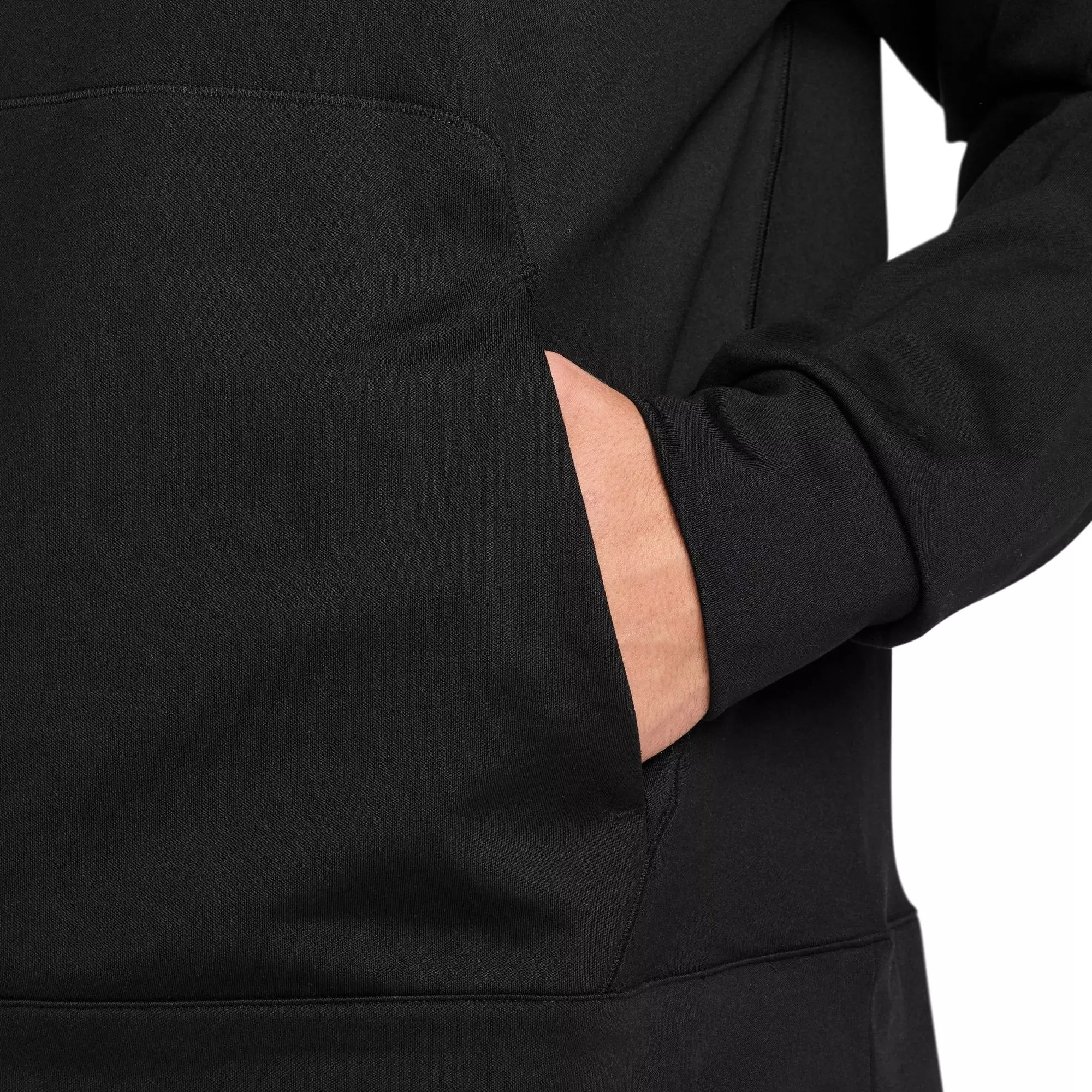 Nike Men's Primary NanoKnit Dri-FIT UV Protection Pullover Performance Hoodie - BLACK