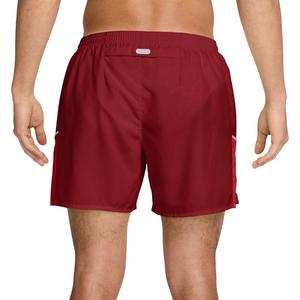 Nike Men's Miler Dri-FIT 5" Brief-Lined Running Shorts - Red