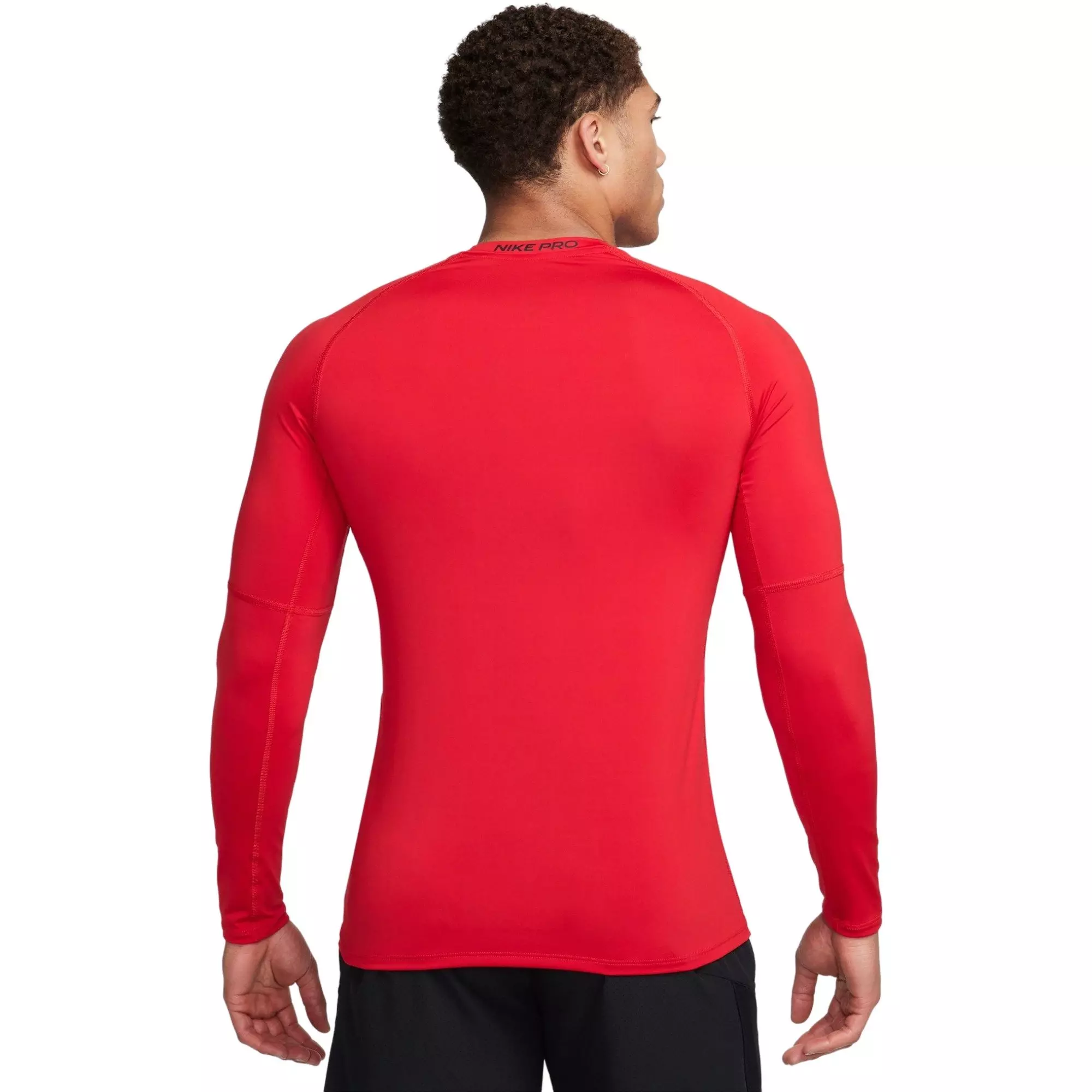 Nike Men's Pro Dri-FIT Slim Long-Sleeve Fitness Top - RED