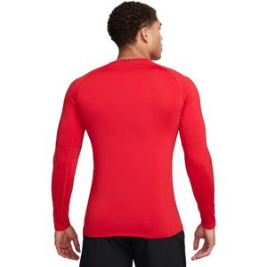 Nike Men's Pro Dri-FIT Slim Long-Sleeve Fitness Top - RED
