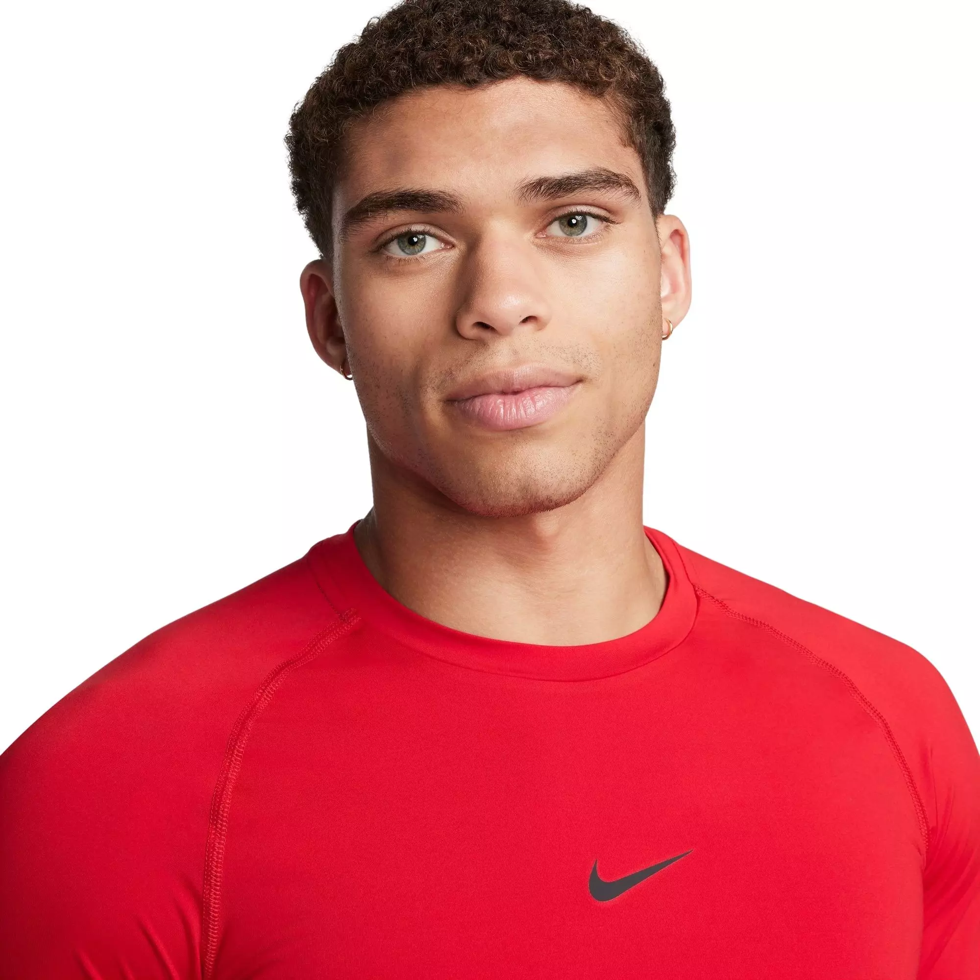 Nike Men's Pro Dri-FIT Slim Long-Sleeve Fitness Top - RED