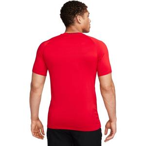 Nike Men's Pro Dri-FIT Slim Short-Sleeve Top - Red