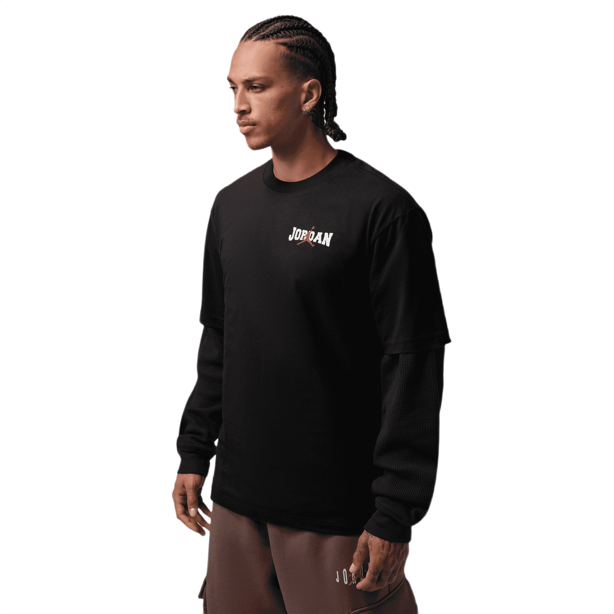Jordan Men's Brooklyn Graphic Tee - Black - BLACK