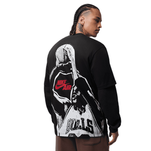 Jordan Men's Brooklyn Graphic Tee - Black - BLACK