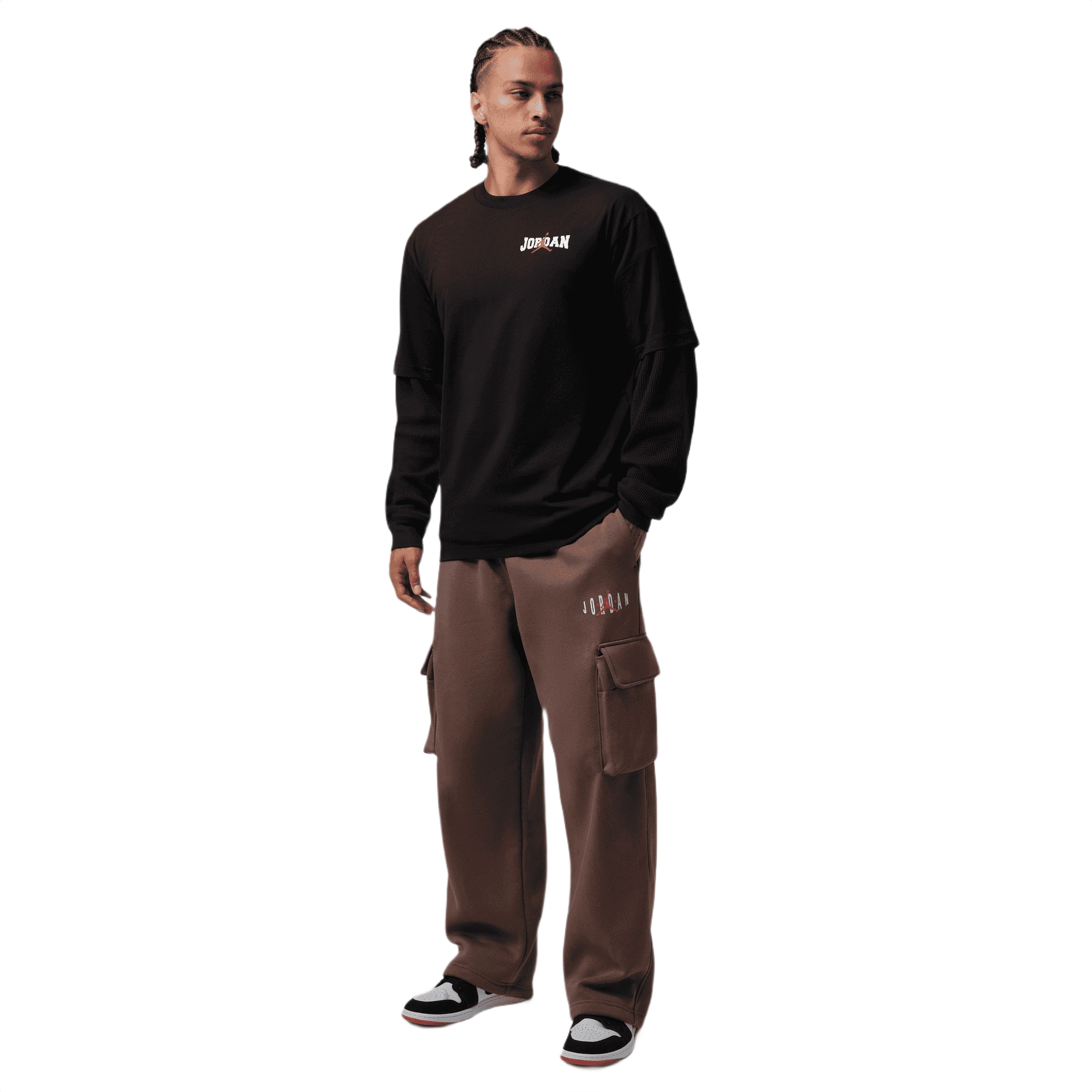 Jordan Men's Brooklyn Graphic Tee - Black - BLACK