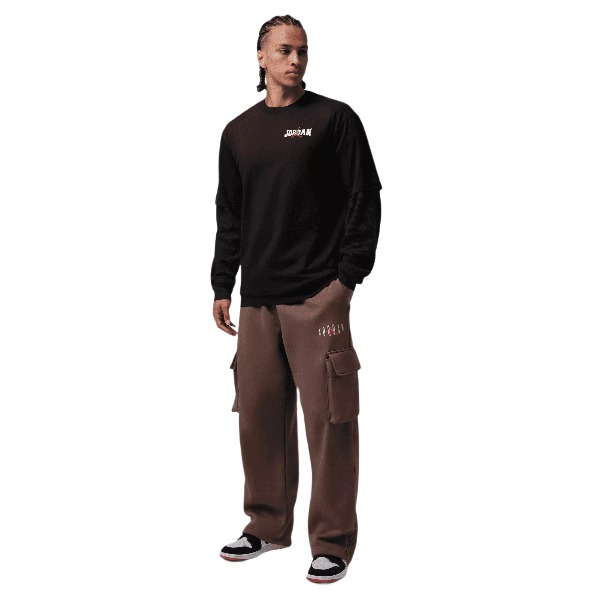 Jordan Men's Brooklyn Graphic Tee - Black - BLACK