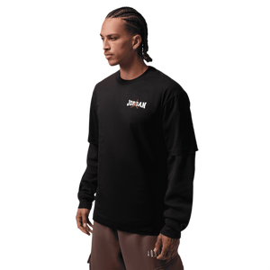 Jordan Men's Brooklyn Graphic Tee - Black - BLACK