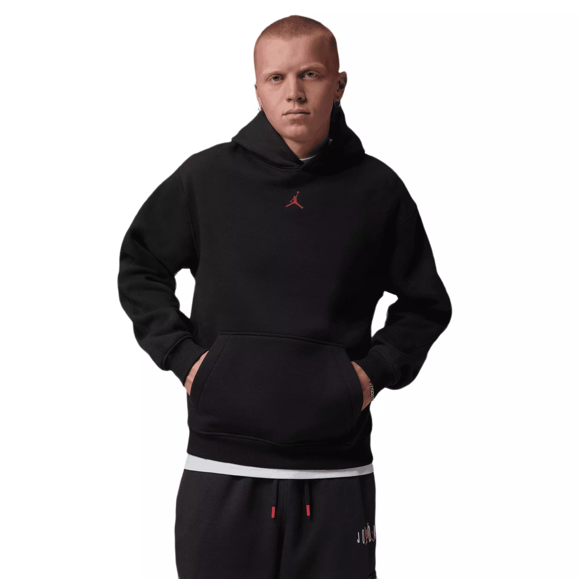 Jordan Men's Brooklyn Pullover Hoodie - Black - BLACK