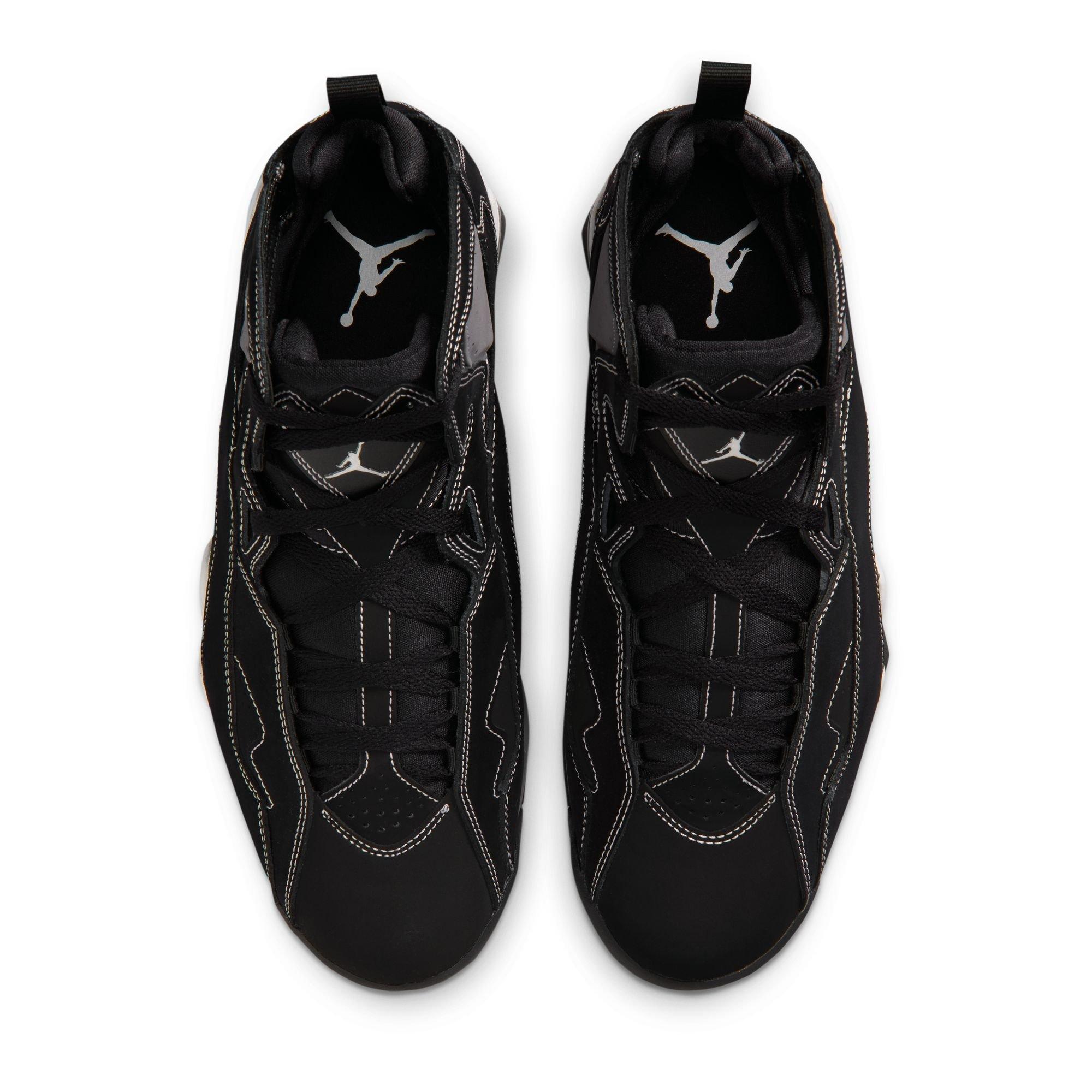 Jordan True Flight "Black/Metallic Silver/Lt Graphite" Men's Shoe - BLACK/GREY/WHITE Thumbnail View 6
