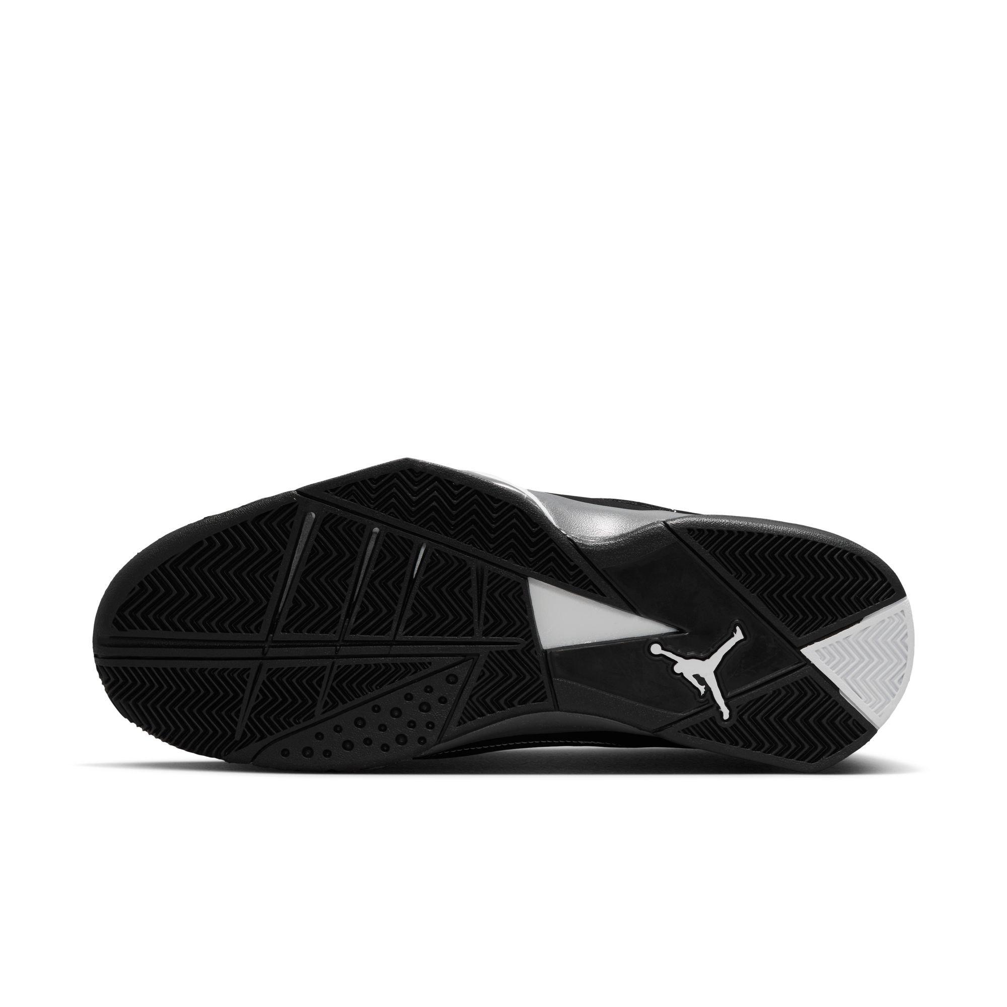 Jordan True Flight "Black/Metallic Silver/Lt Graphite" Men's Shoe - BLACK/GREY/WHITE Thumbnail View 8