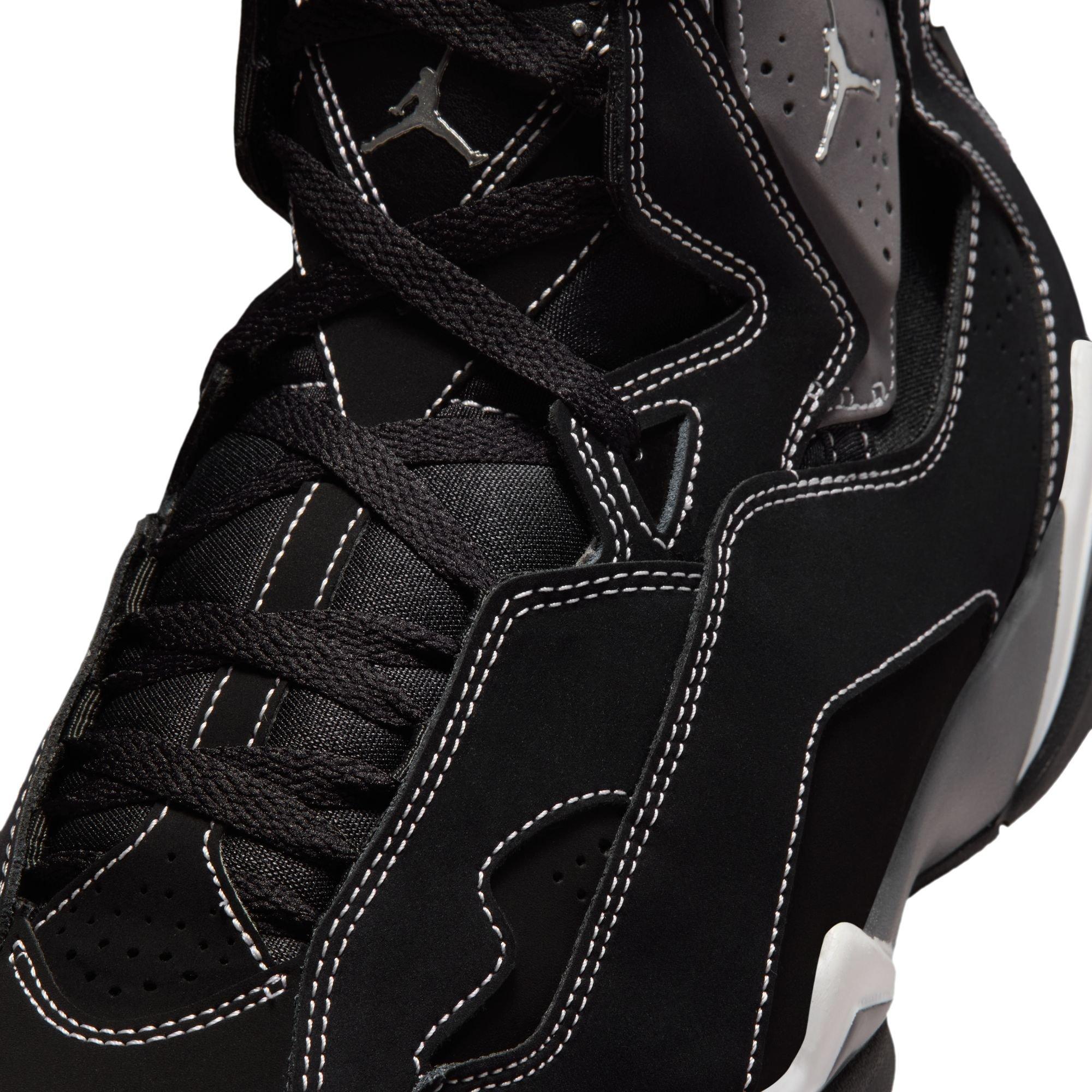 Jordan True Flight "Black/Metallic Silver/Lt Graphite" Men's Shoe - BLACK/GREY/WHITE Thumbnail View 9