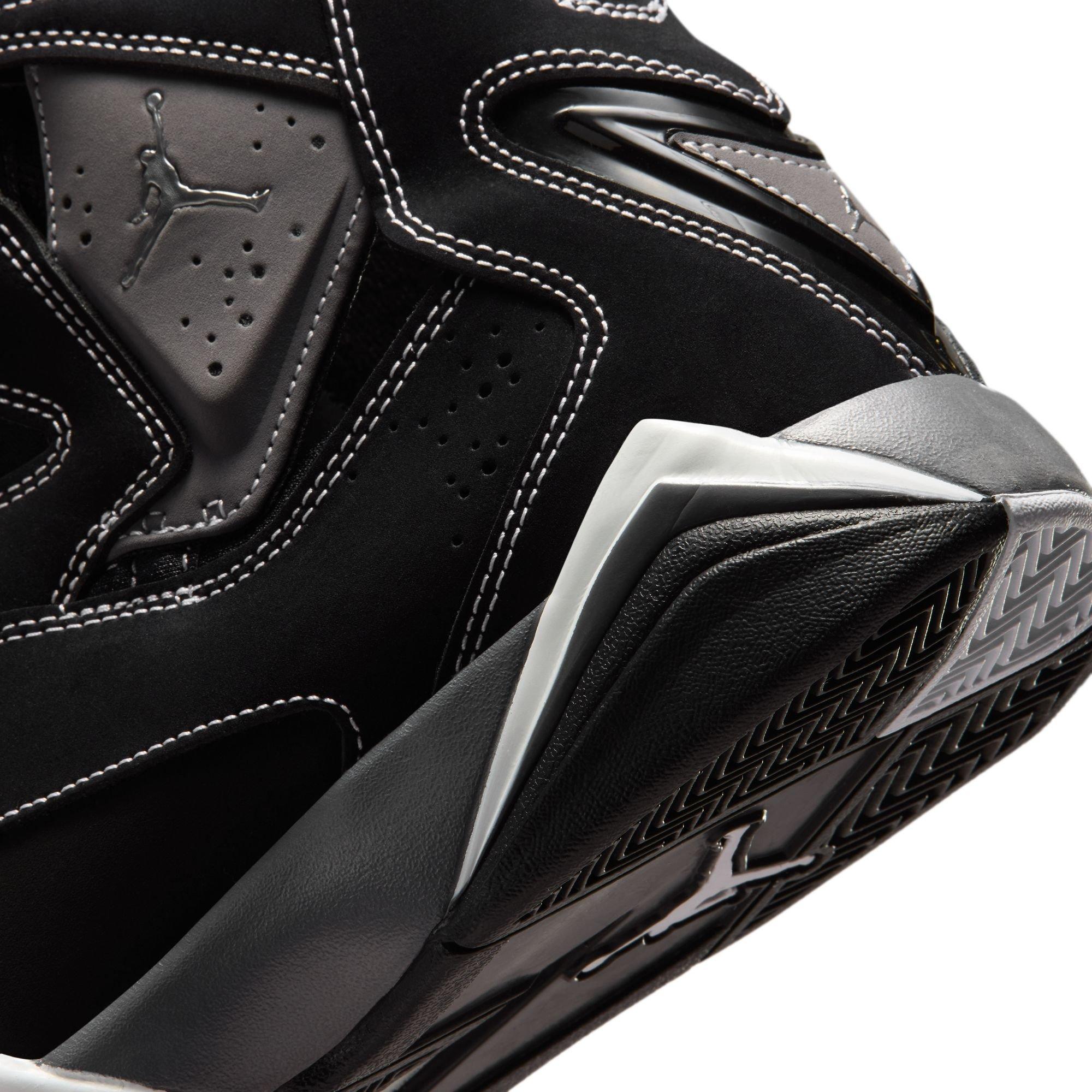 Jordan True Flight "Black/Metallic Silver/Lt Graphite" Men's Shoe - BLACK/GREY/WHITE Thumbnail View 10