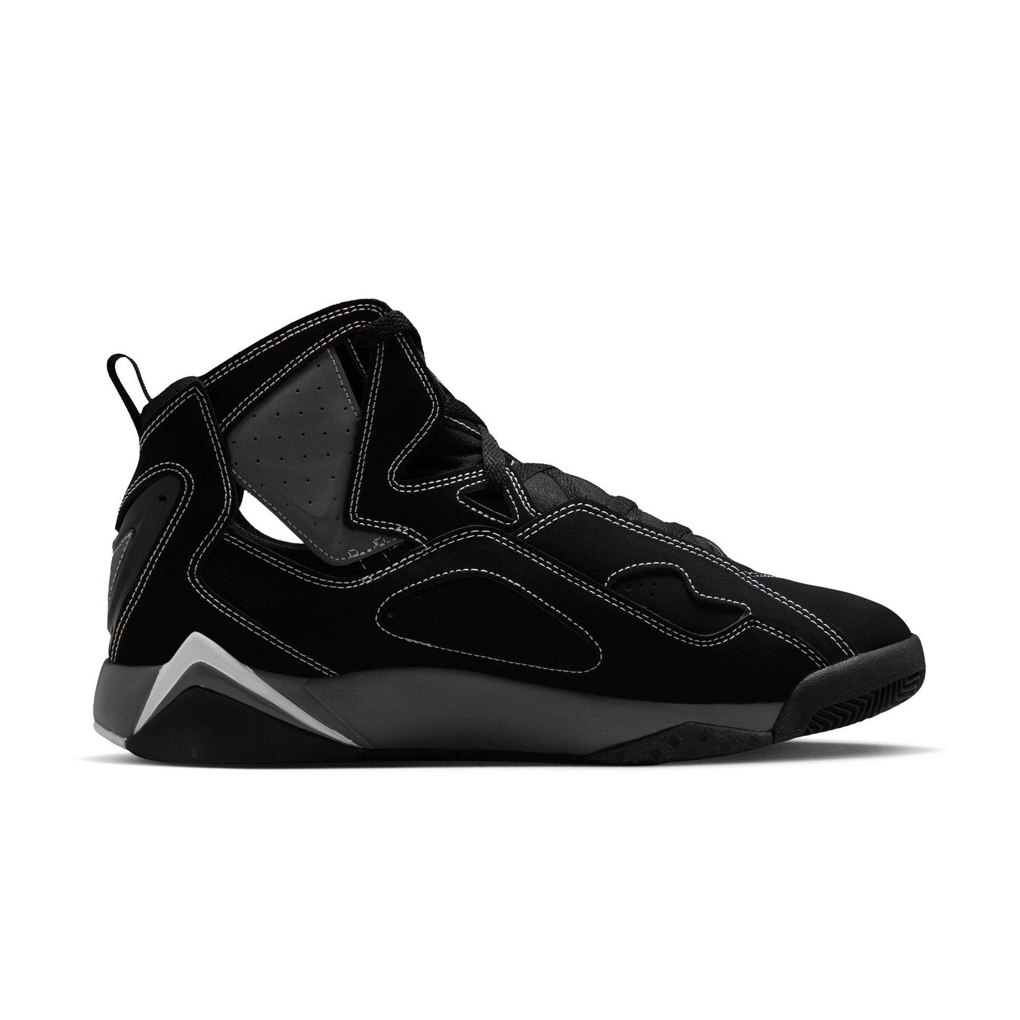 Jordan True Flight "Black/Metallic Silver/Lt Graphite" Men's Shoe - BLACK/GREY/WHITE Thumbnail View 2