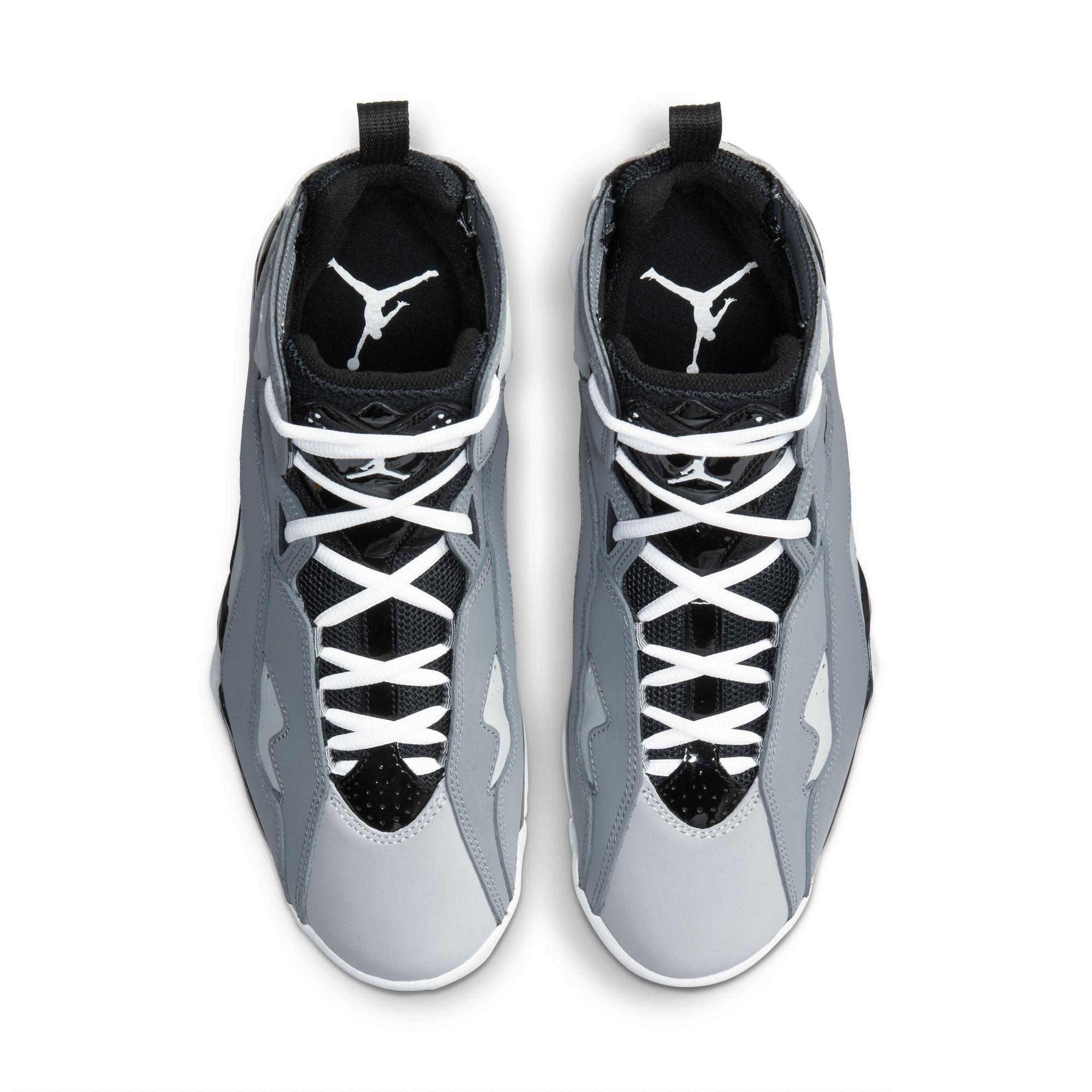 Jordan True Flight "Cool Grey/White/Black/Wolf Grey" Men's Shoe - GREY/BLACK Thumbnail View 6