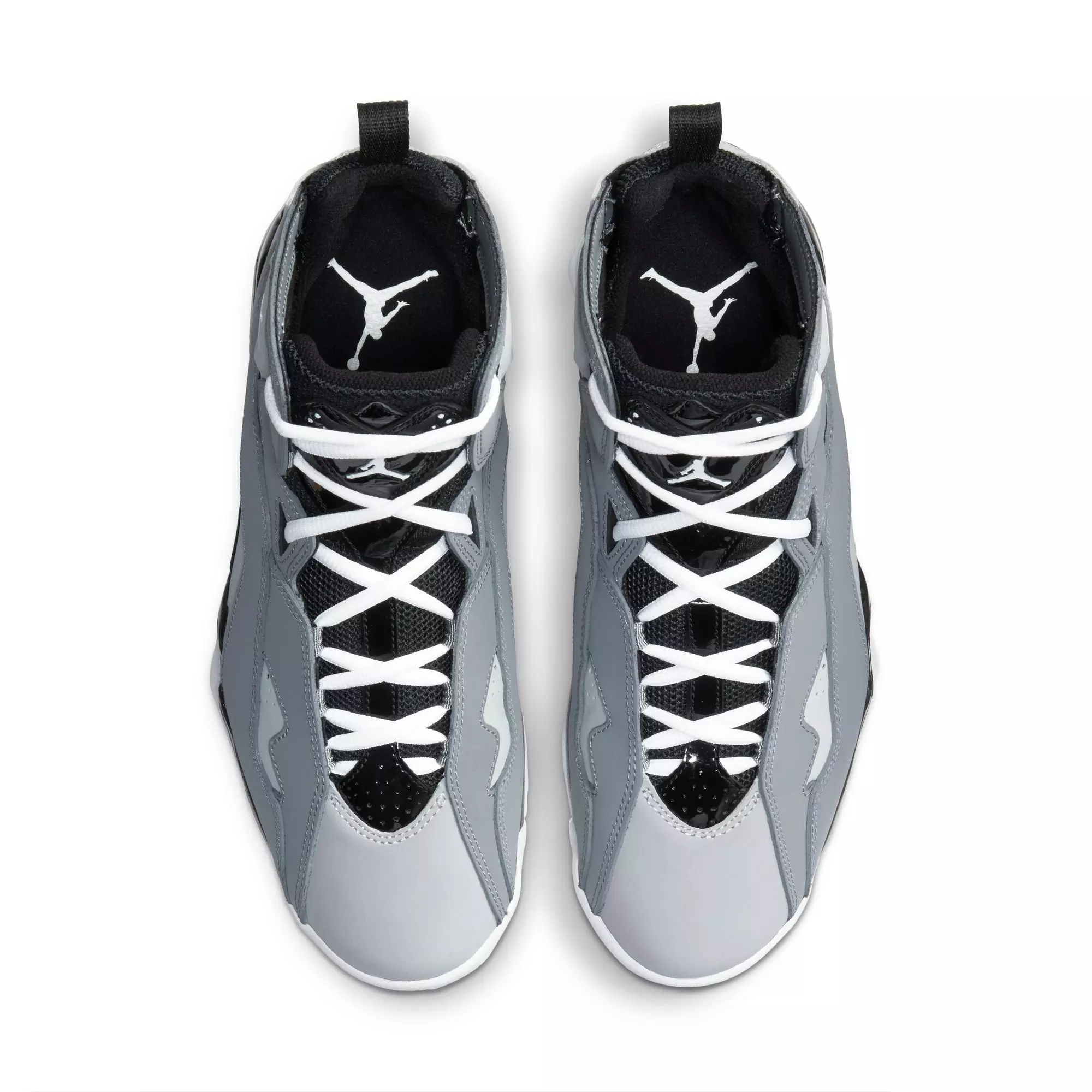 Jordan True Flight "Cool Grey/White/Black/Wolf Grey" Men's Shoe - GREY/BLACK
