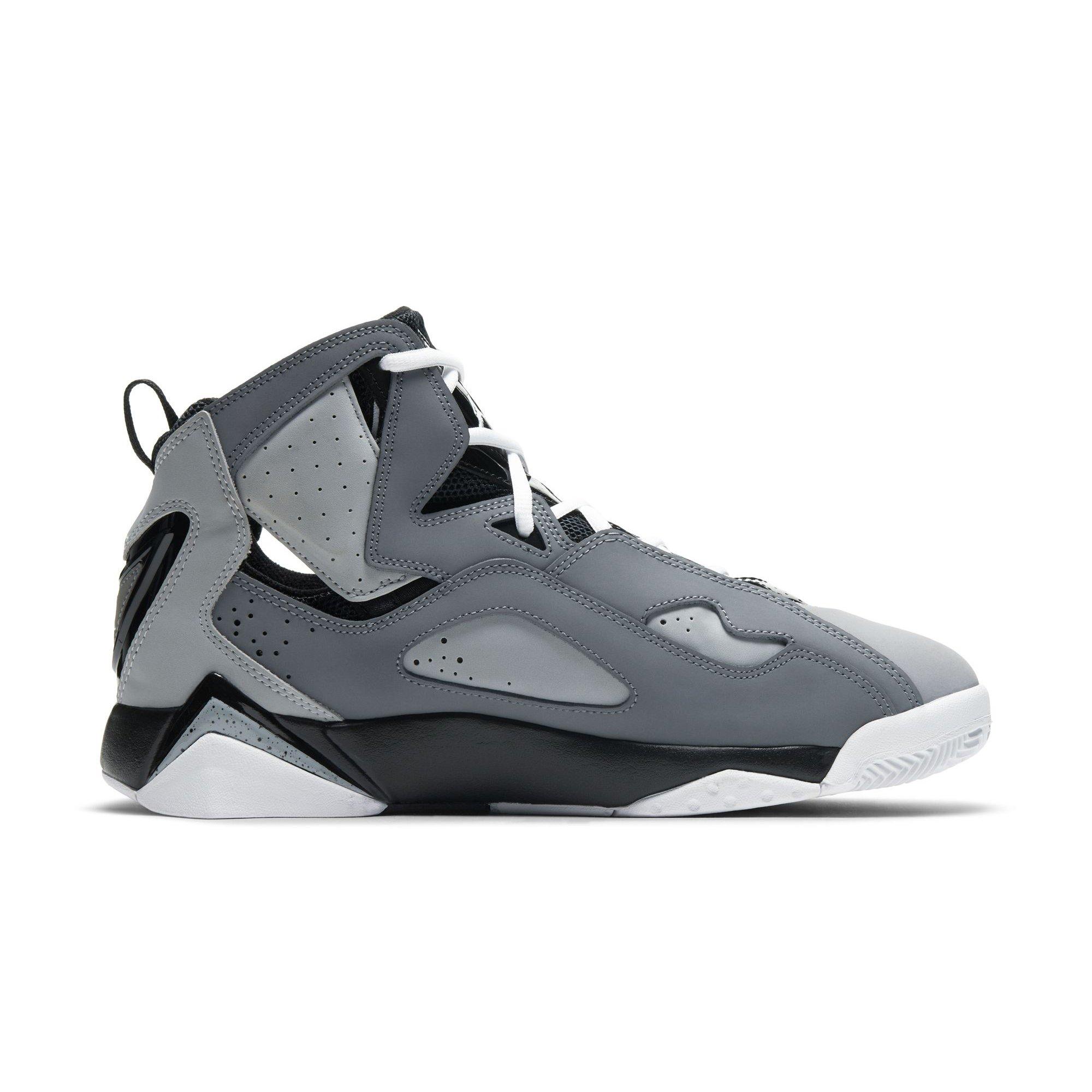 Jordan True Flight "Cool Grey/White/Black/Wolf Grey" Men's Shoe - GREY/BLACK Thumbnail View 2