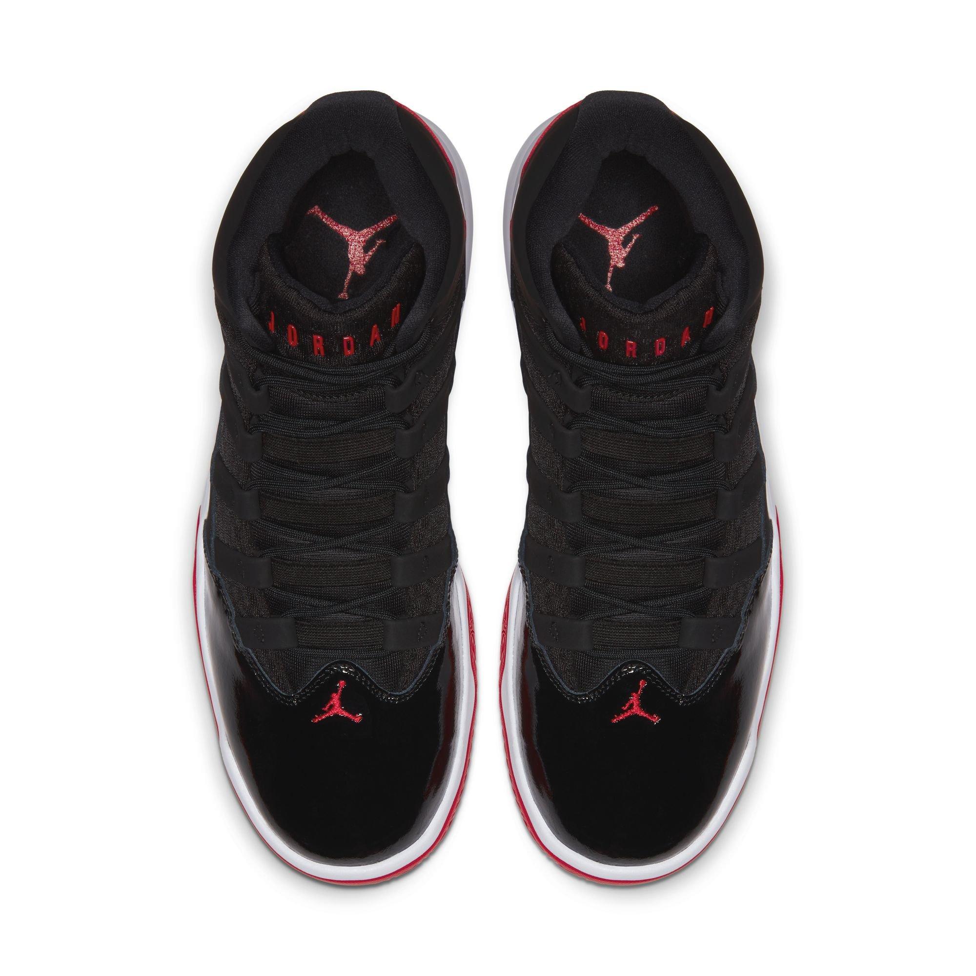 Jordan Max Aura "Black/Gym Red/White" Men's Shoe - BLACK/RED/WHITE Thumbnail View 6