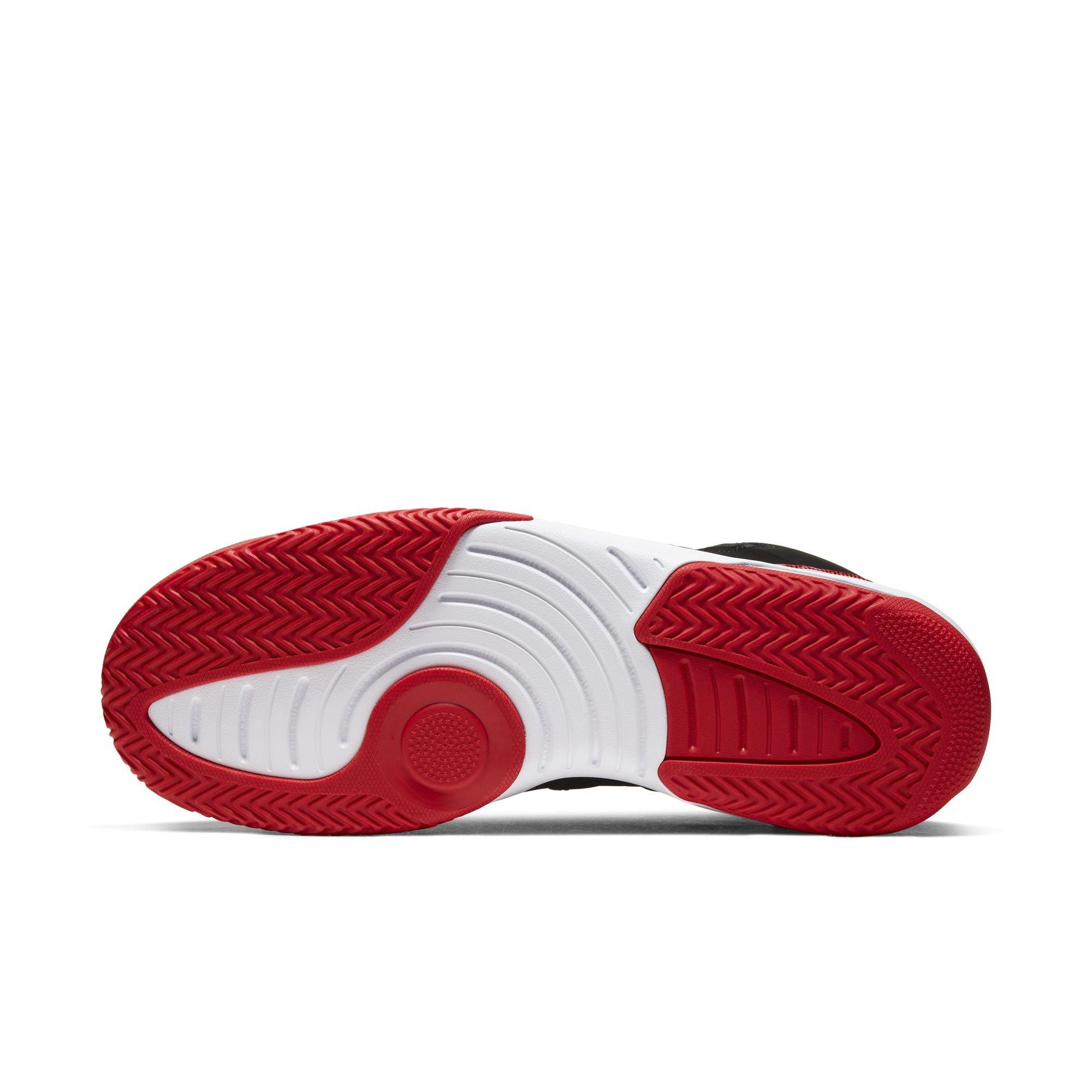 Jordan Max Aura "Black/Gym Red/White" Men's Shoe - BLACK/RED/WHITE Thumbnail View 8