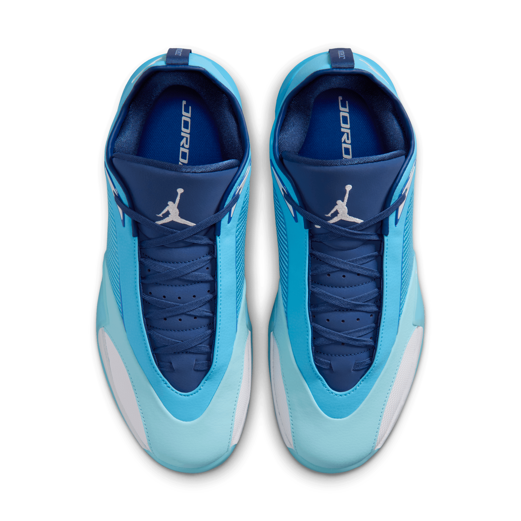 Jordan Triangle "Baltic Blue" Men's Basketball Shoe - BALTIC BLUE/WHITE/COPA/COASTAL BLUE Thumbnail View 7