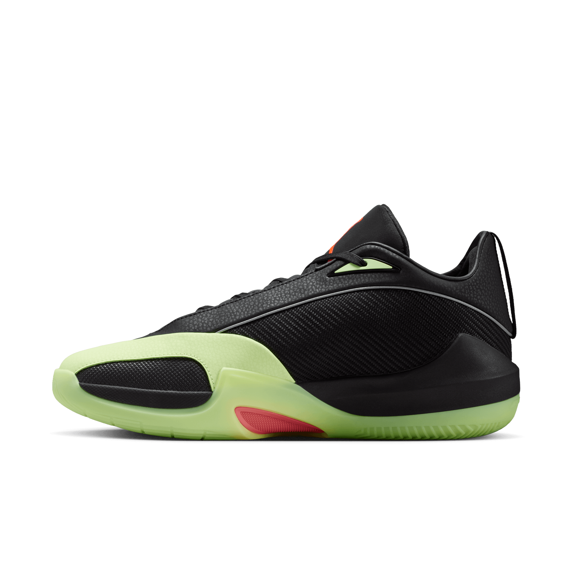 Jordan Triangle "Barely Volt" Men's Basketball Shoe - BLACK/INFRARED 23/BARELY VOLT Thumbnail View 5