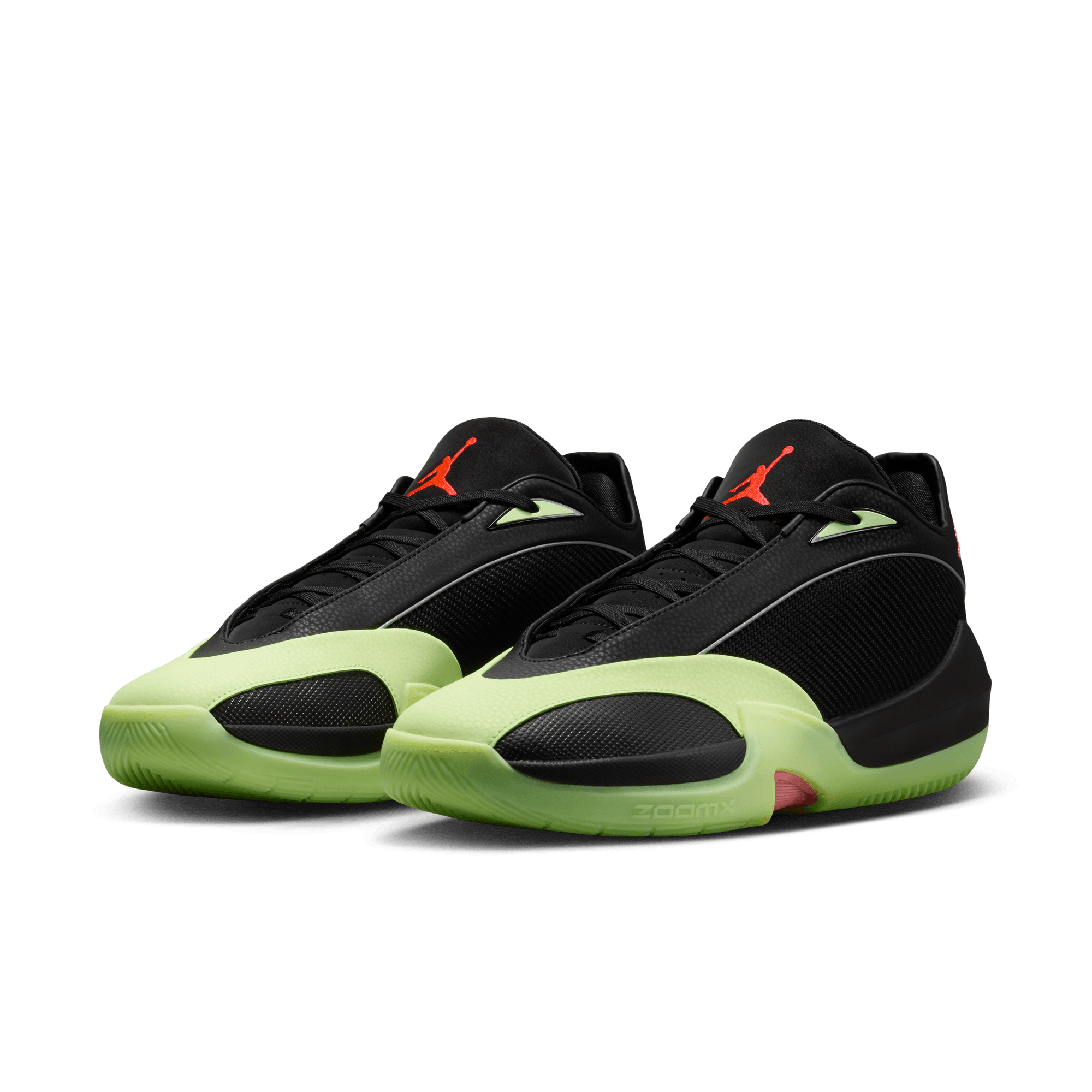 Jordan Triangle "Barely Volt" Men's Basketball Shoe - BLACK/INFRARED 23/BARELY VOLT Thumbnail View 6