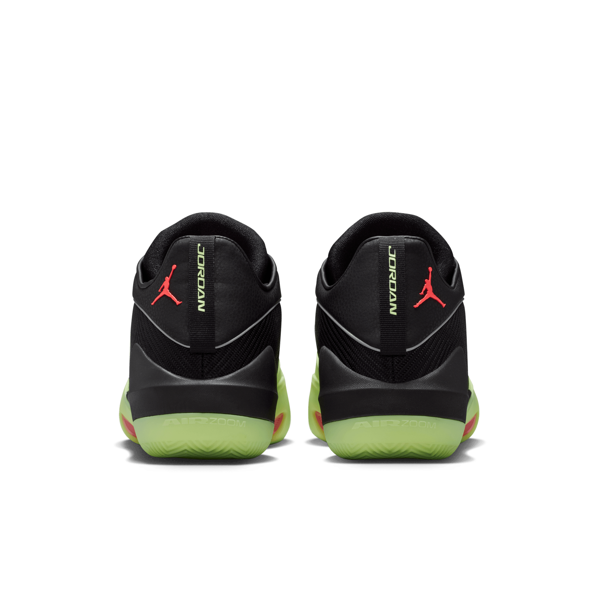 Jordan Triangle "Barely Volt" Men's Basketball Shoe - BLACK/INFRARED 23/BARELY VOLT Thumbnail View 8