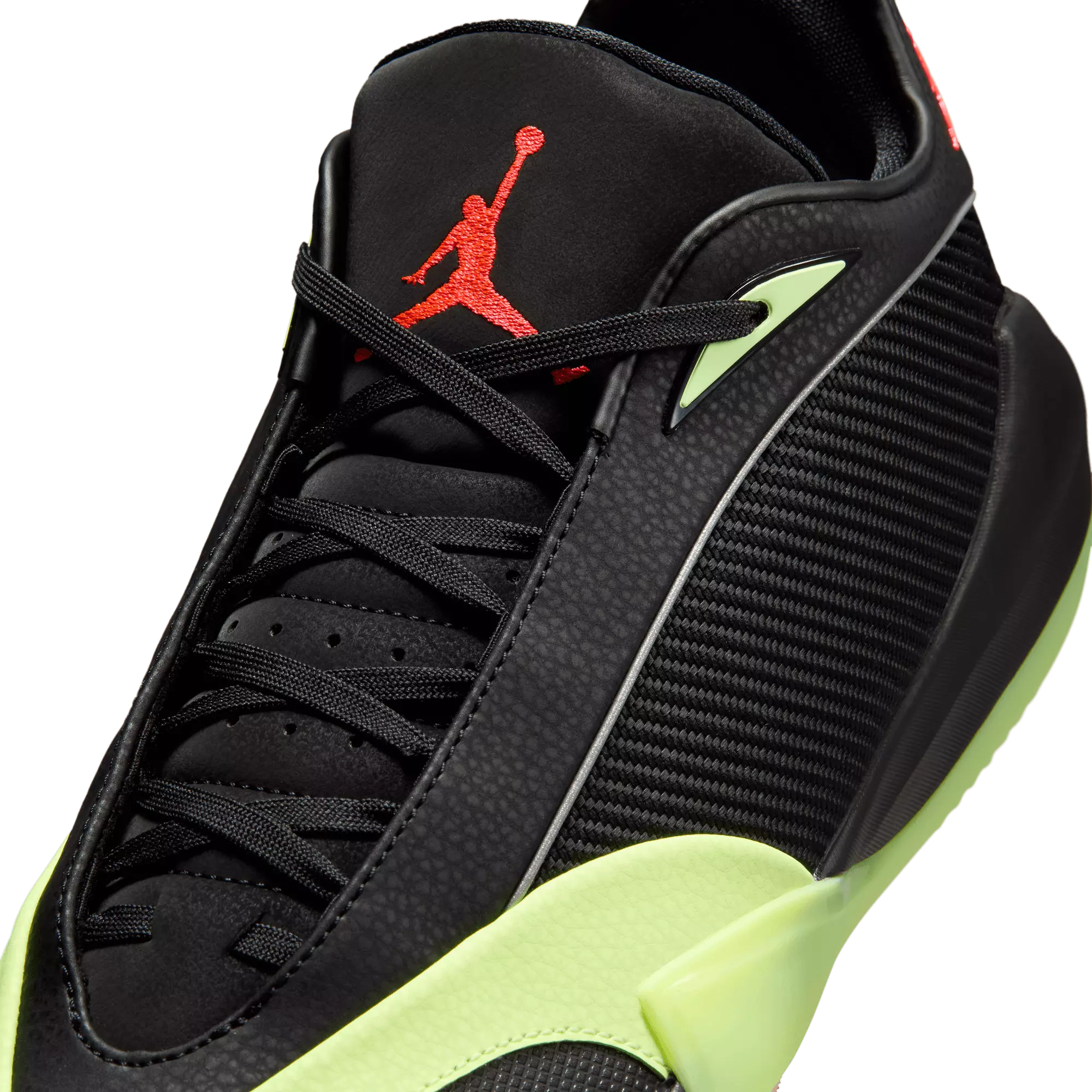 Jordan Triangle "Barely Volt" Men's Basketball Shoe - BLACK/INFRARED 23/BARELY VOLT