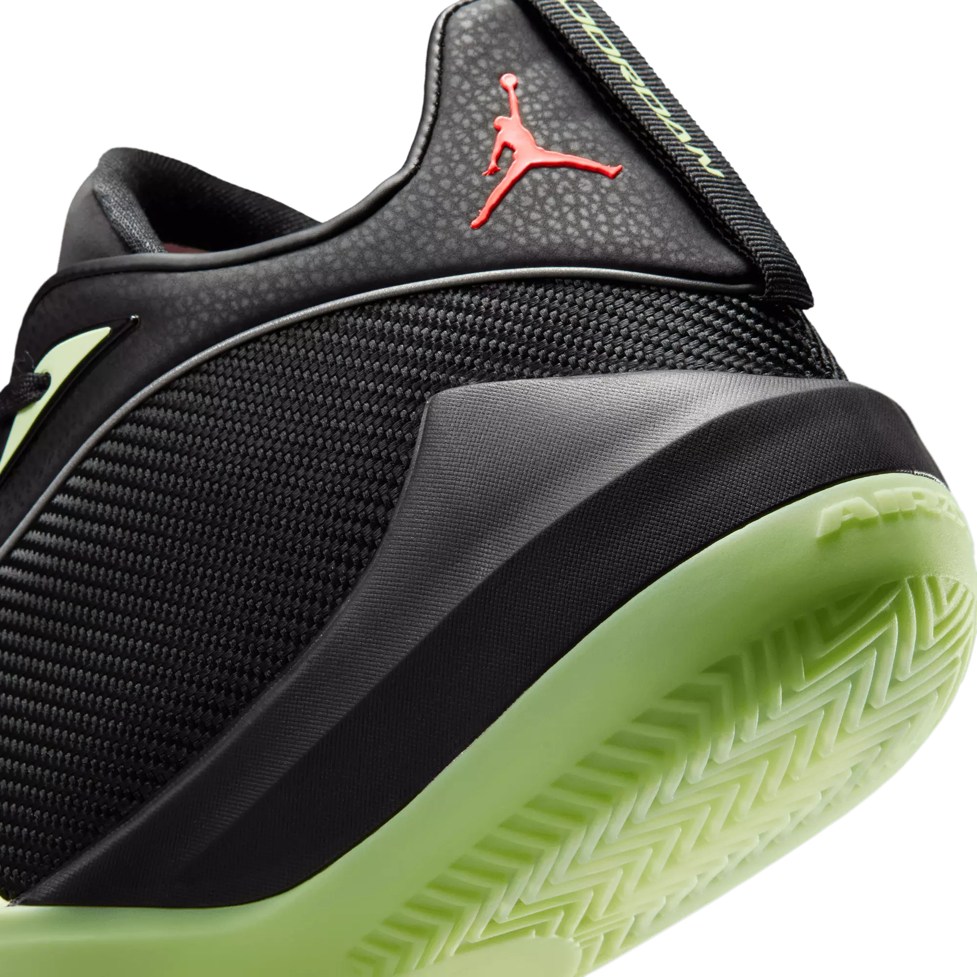 Jordan Triangle "Barely Volt" Men's Basketball Shoe - BLACK/INFRARED 23/BARELY VOLT