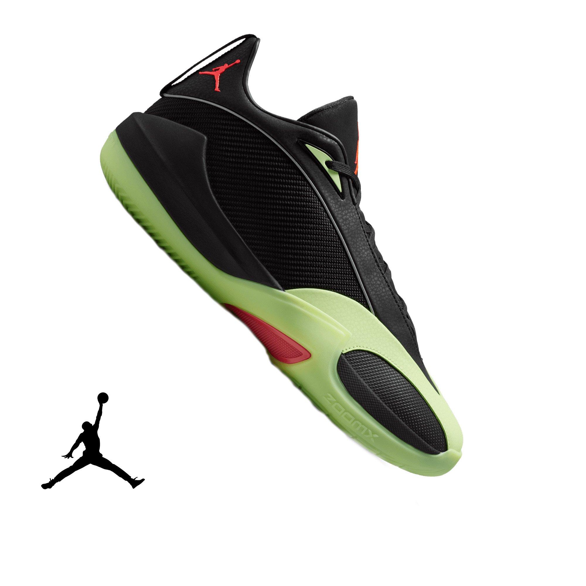 Jordan Triangle "Barely Volt" Men's Basketball Shoe - BLACK/INFRARED 23/BARELY VOLT Thumbnail View 1