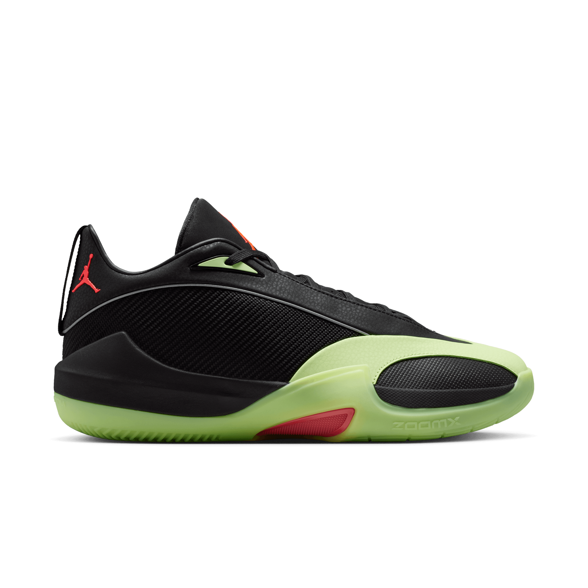 Jordan Triangle "Barely Volt" Men's Basketball Shoe - BLACK/INFRARED 23/BARELY VOLT Thumbnail View 2