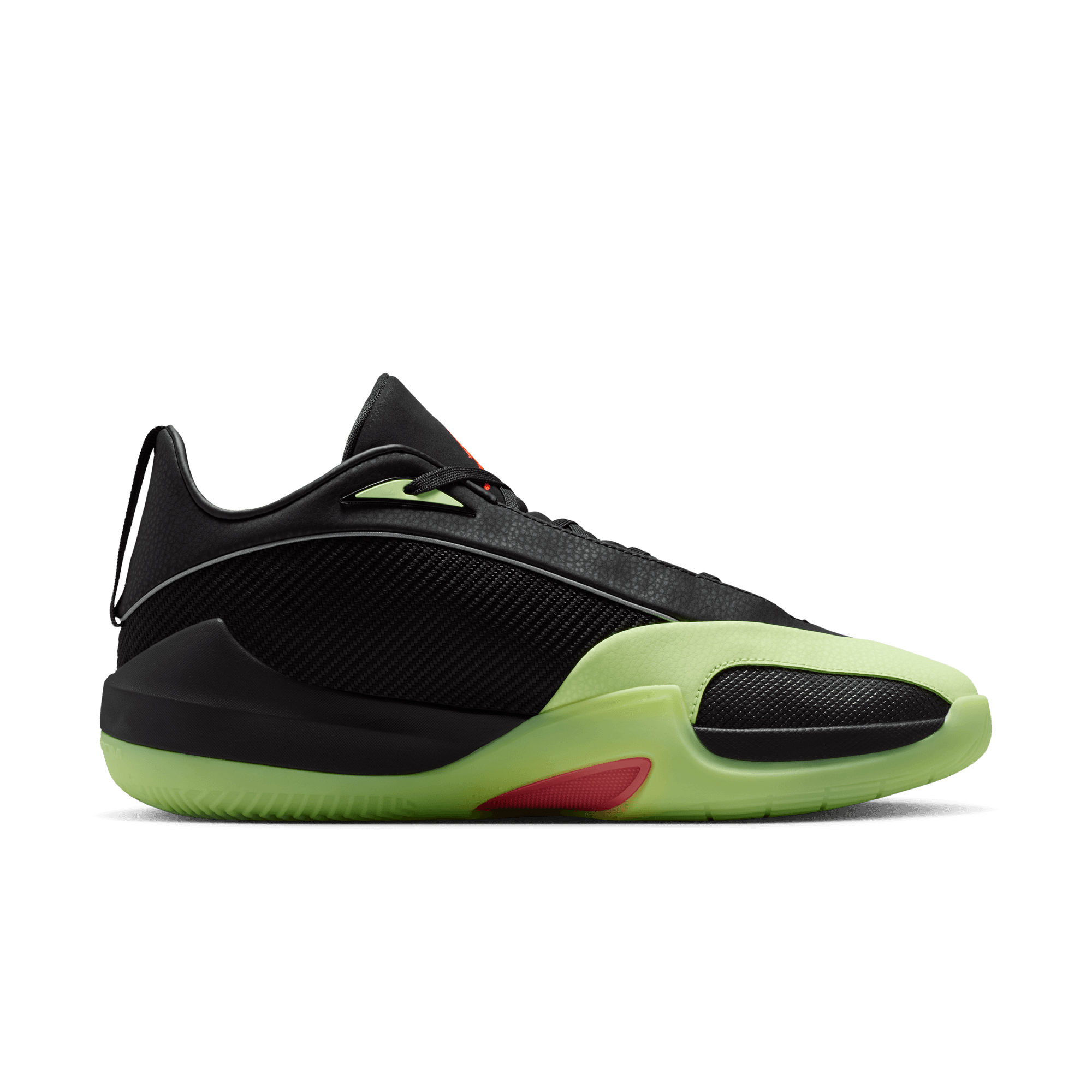 Jordan Triangle "Barely Volt" Men's Basketball Shoe - BLACK/INFRARED 23/BARELY VOLT Thumbnail View 3