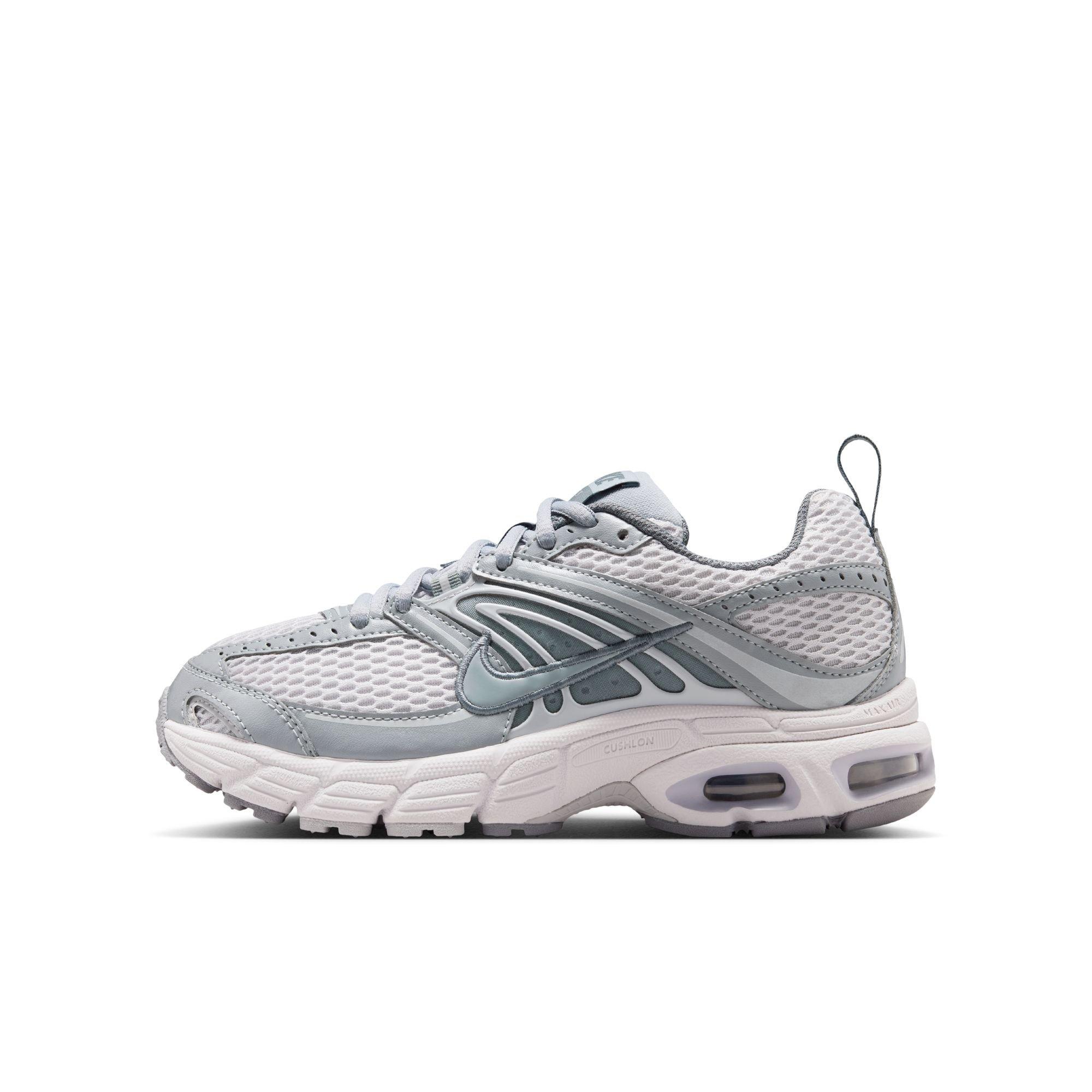 Nike Air Max Moto 2K "Wolf Grey/Vast Grey/Cool Grey" Grade School Girls' Shoe - SILVER Thumbnail View 3