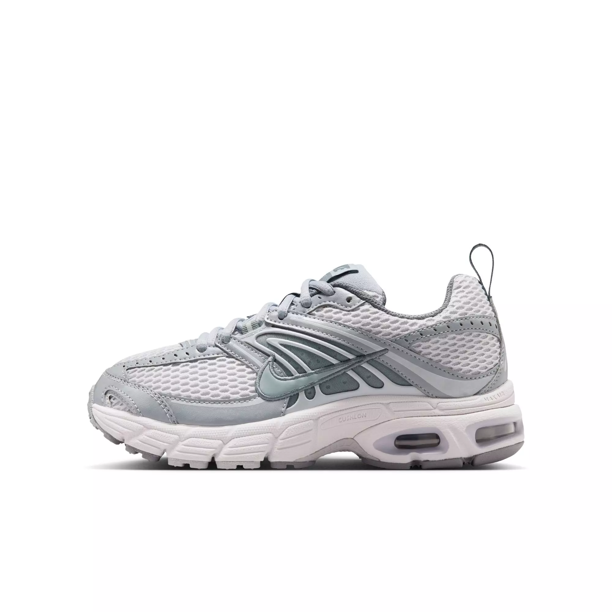 Nike Air Max Moto 2K "Wolf Grey/Vast Grey/Cool Grey" Grade School Girls' Shoe - SILVER