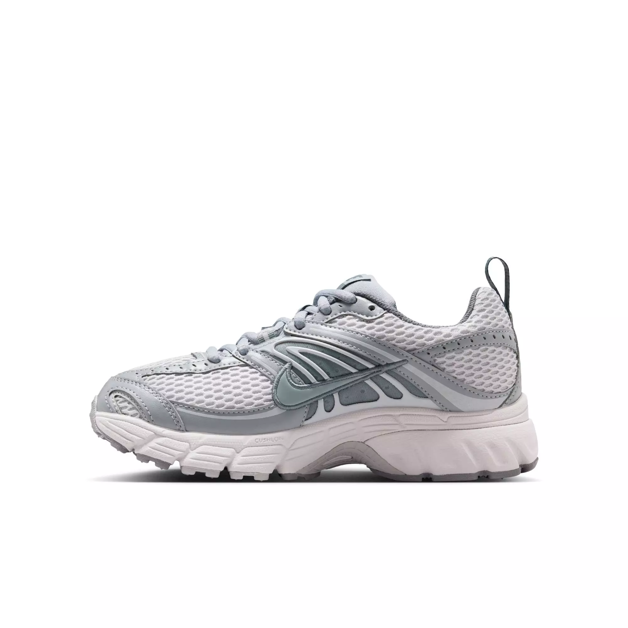 Nike Air Max Moto 2K "Wolf Grey/Vast Grey/Cool Grey" Grade School Girls' Shoe - SILVER