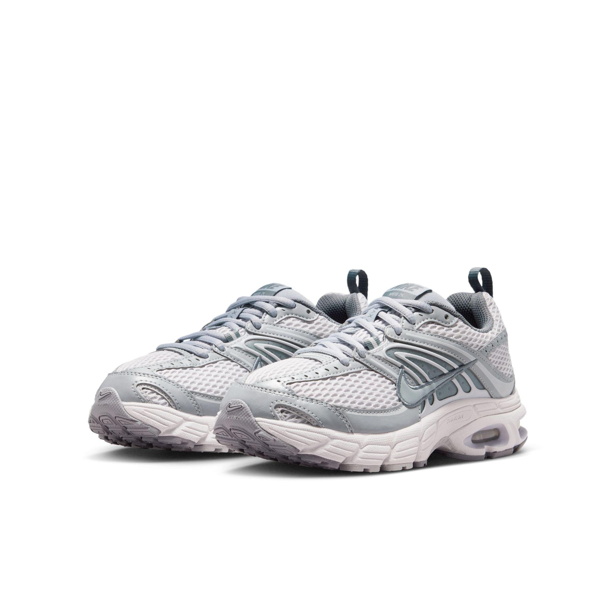 Nike Air Max Moto 2K "Wolf Grey/Vast Grey/Cool Grey" Grade School Girls' Shoe - SILVER Thumbnail View 5