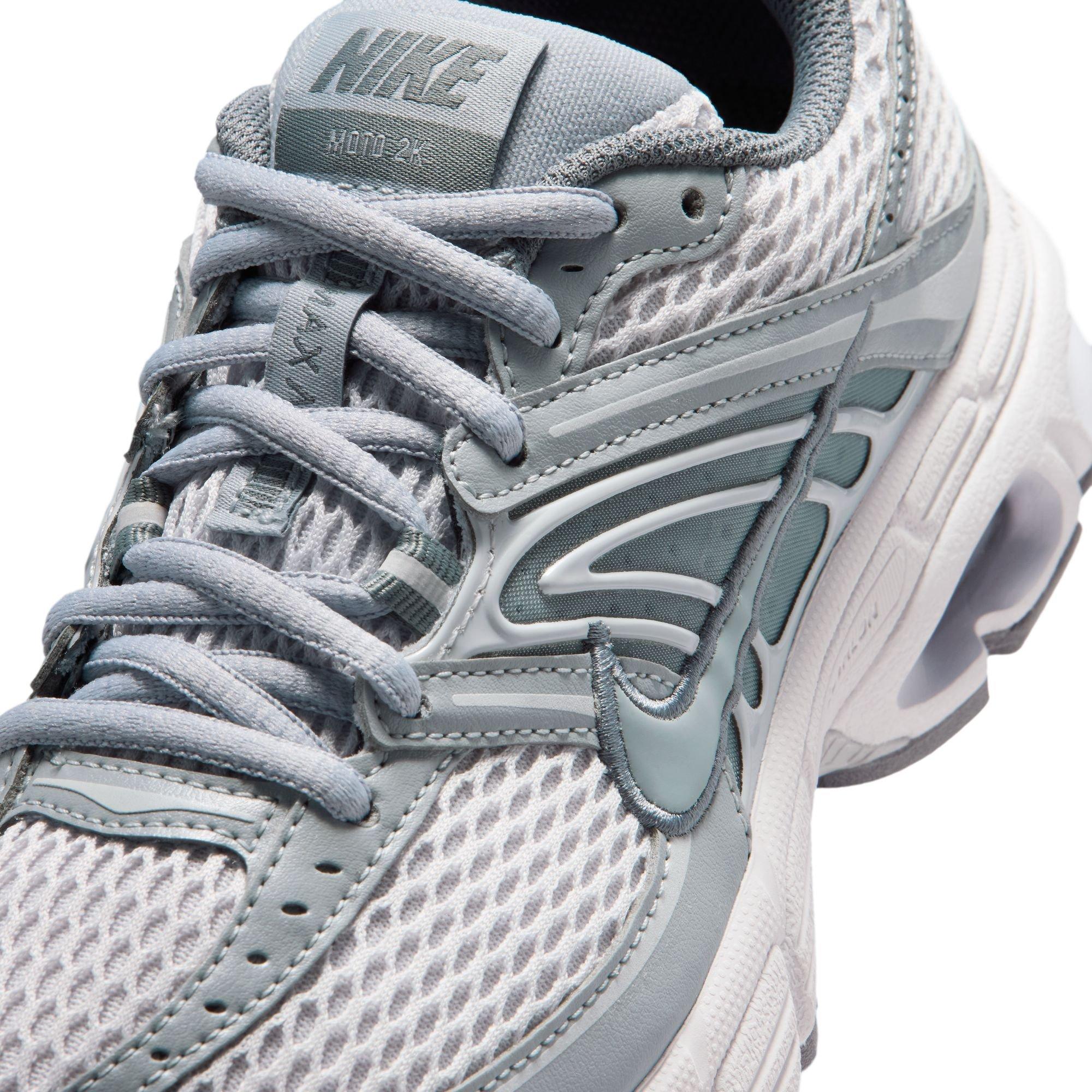 Nike Air Max Moto 2K "Wolf Grey/Vast Grey/Cool Grey" Grade School Girls' Shoe - SILVER Thumbnail View 10