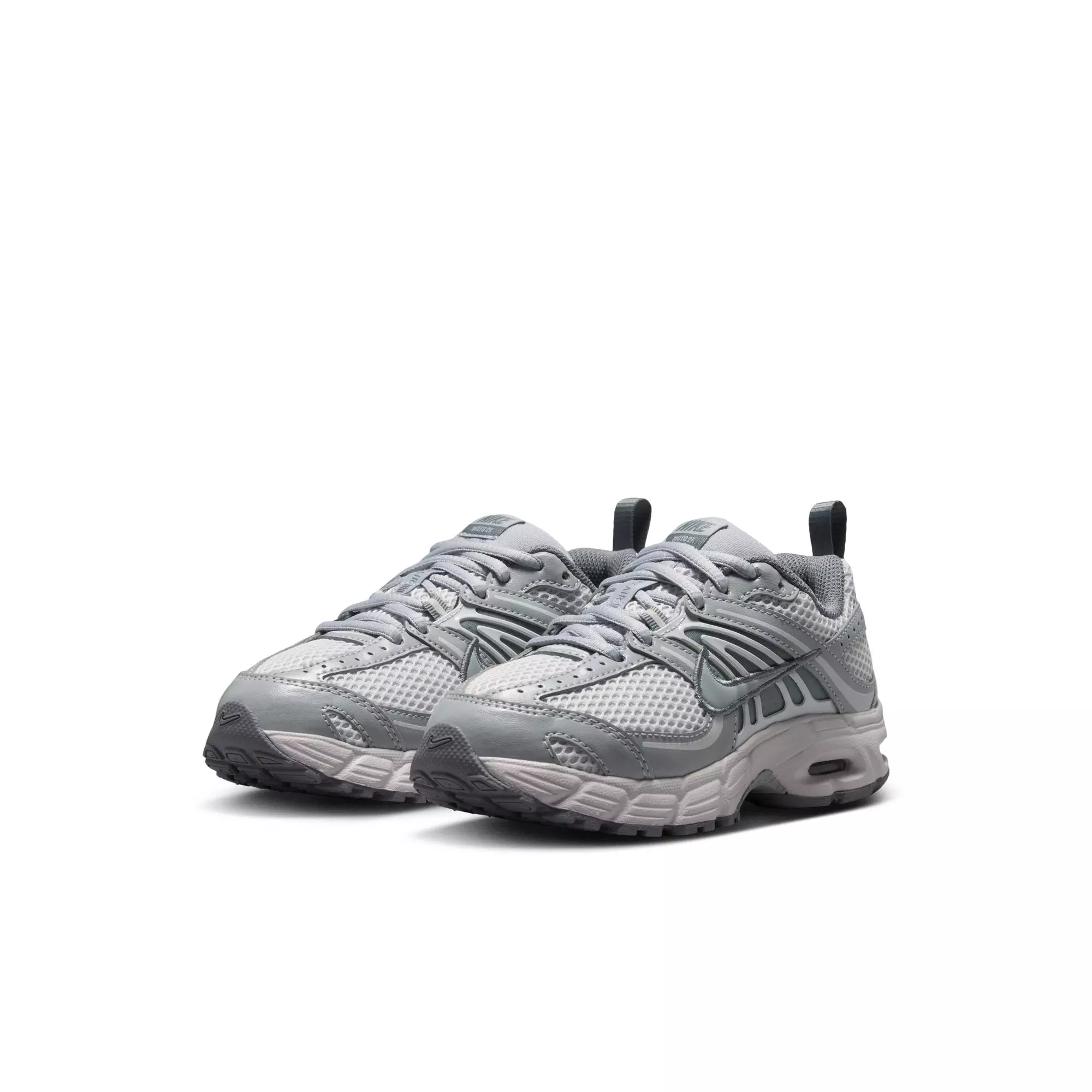 Nike Air Max Moto 2K "Wolf Grey/Cool Grey" Preschool Girls' Shoe - SILVER