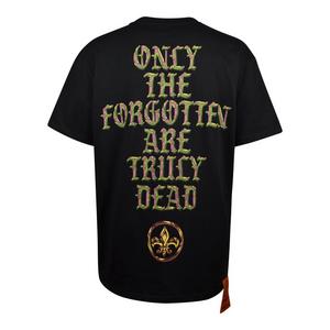 Forgotten Faces Men's Mardi Gras Hooded Skull Tee - Black