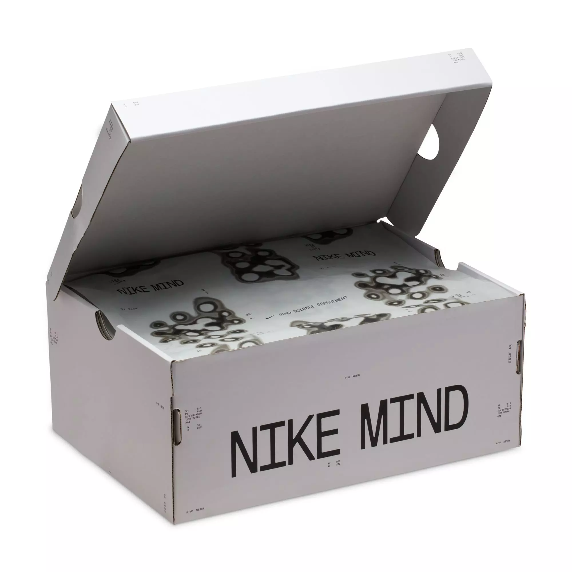 Nike Mind 001 Pregame "Lt Smoke Grey/Chrome/Photon Dust" Men's Mule - GREY/RED