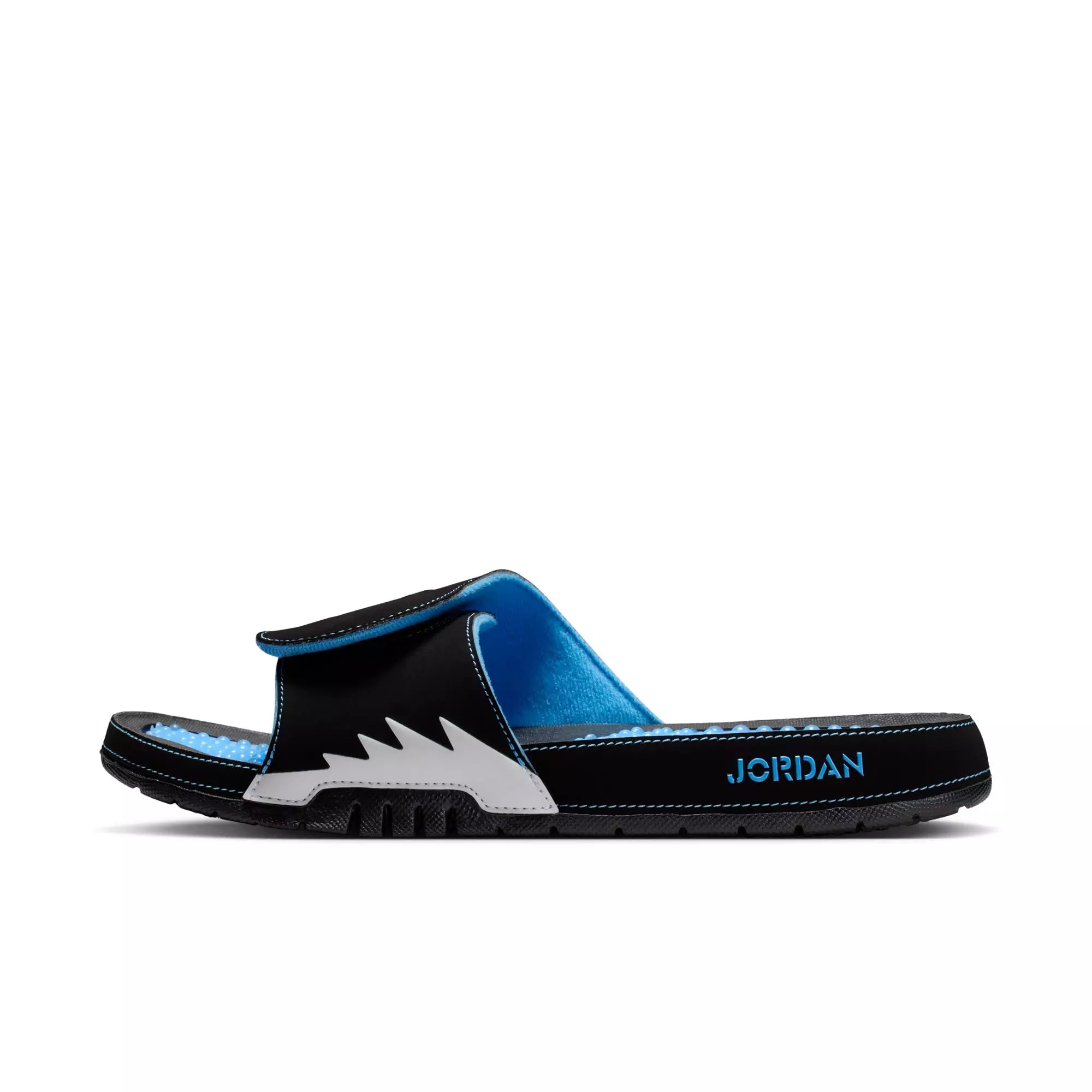 Jordan Hydro 5 Retro "Black/University Blue/White" Men's Slide - BLACK/BLUE