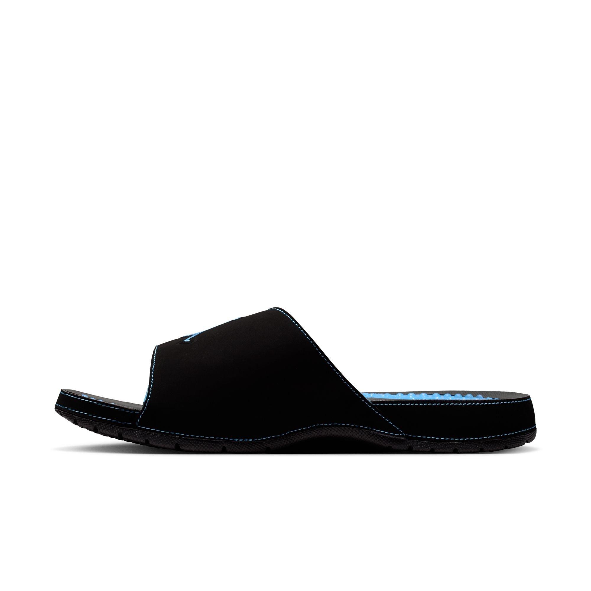 Jordan Hydro 5 Retro "Black/University Blue/White" Men's Slide - BLACK/BLUE Thumbnail View 4