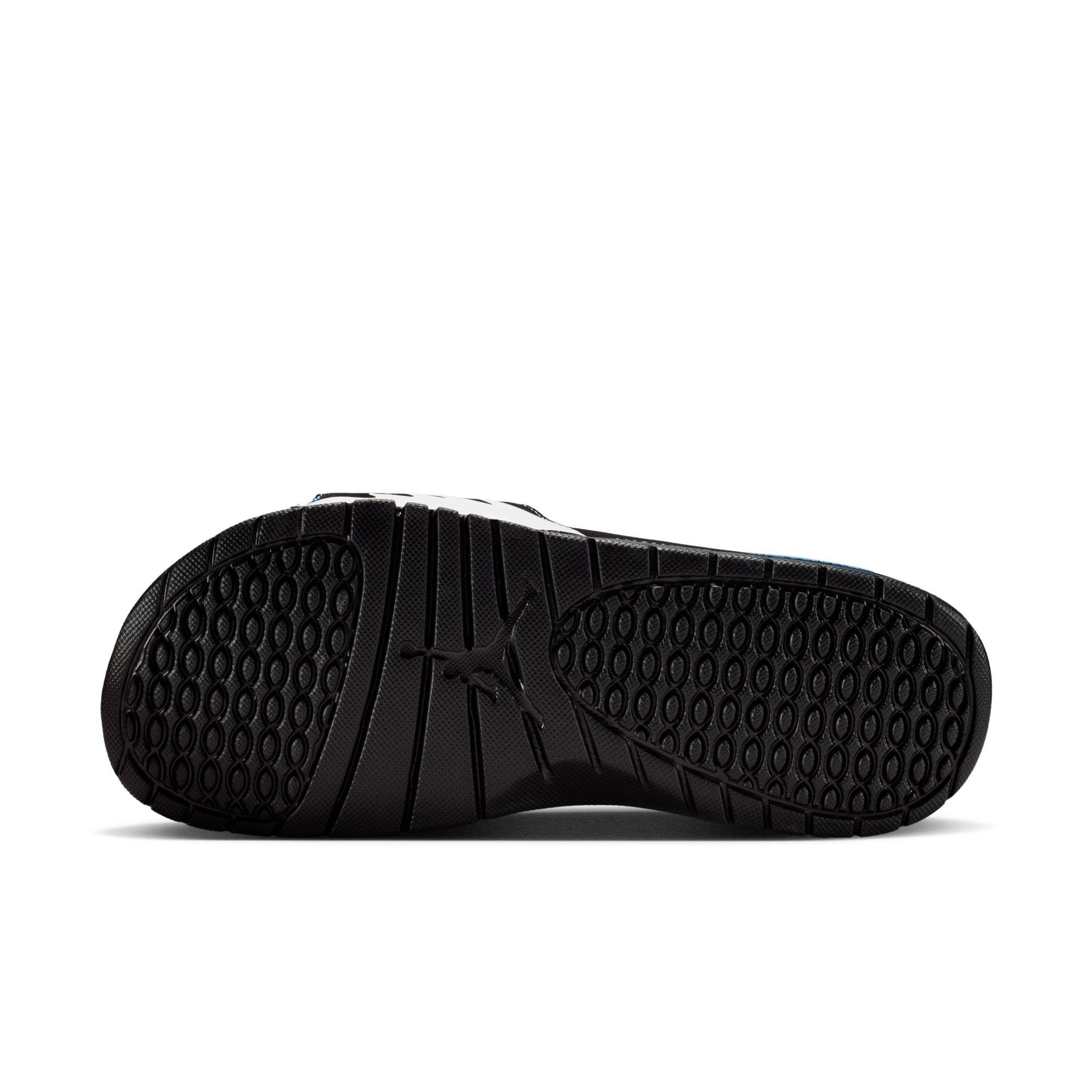 Jordan Hydro 5 Retro "Black/University Blue/White" Men's Slide - BLACK/BLUE Thumbnail View 8