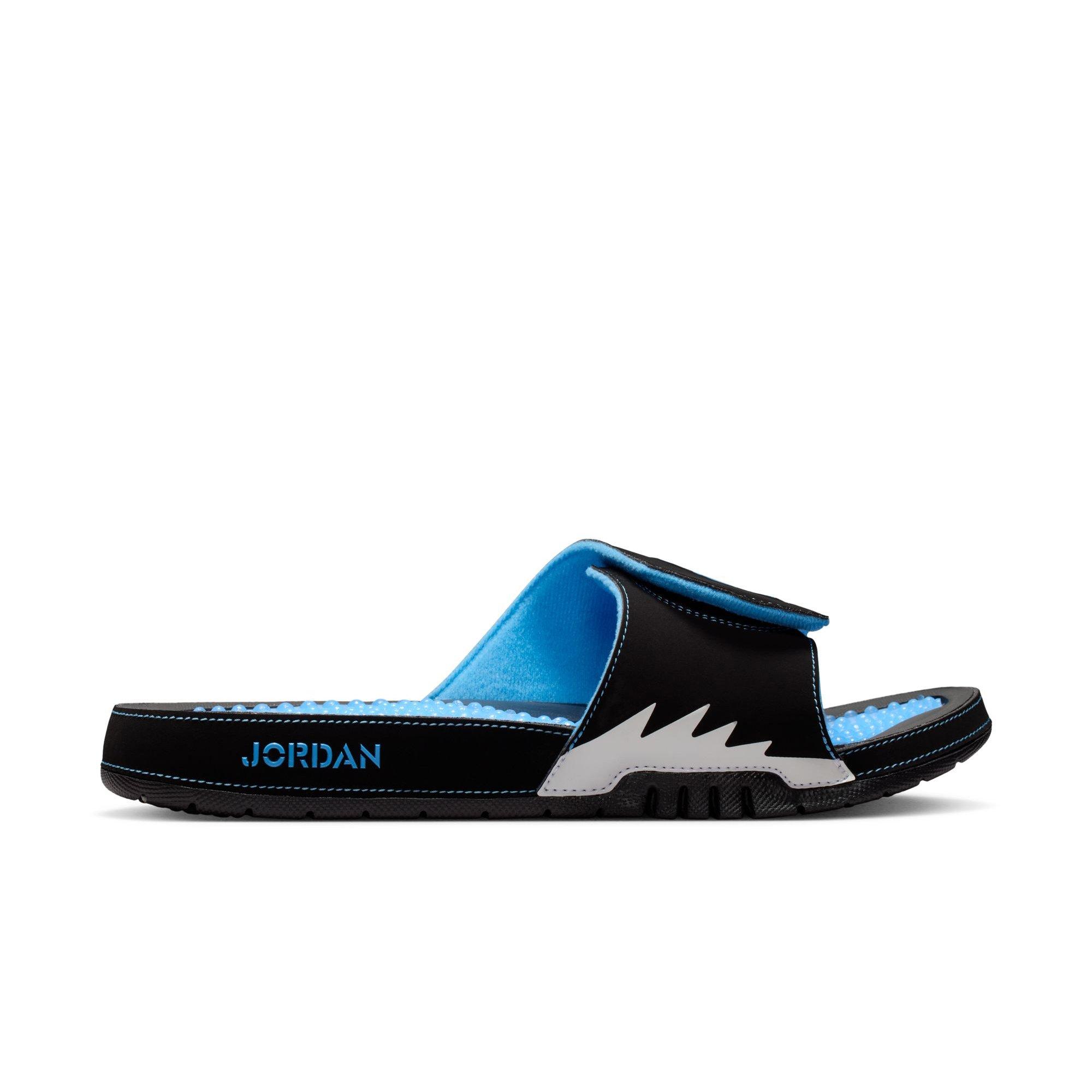 Jordan Hydro 5 Retro "Black/University Blue/White" Men's Slide - BLACK/BLUE Thumbnail View 1