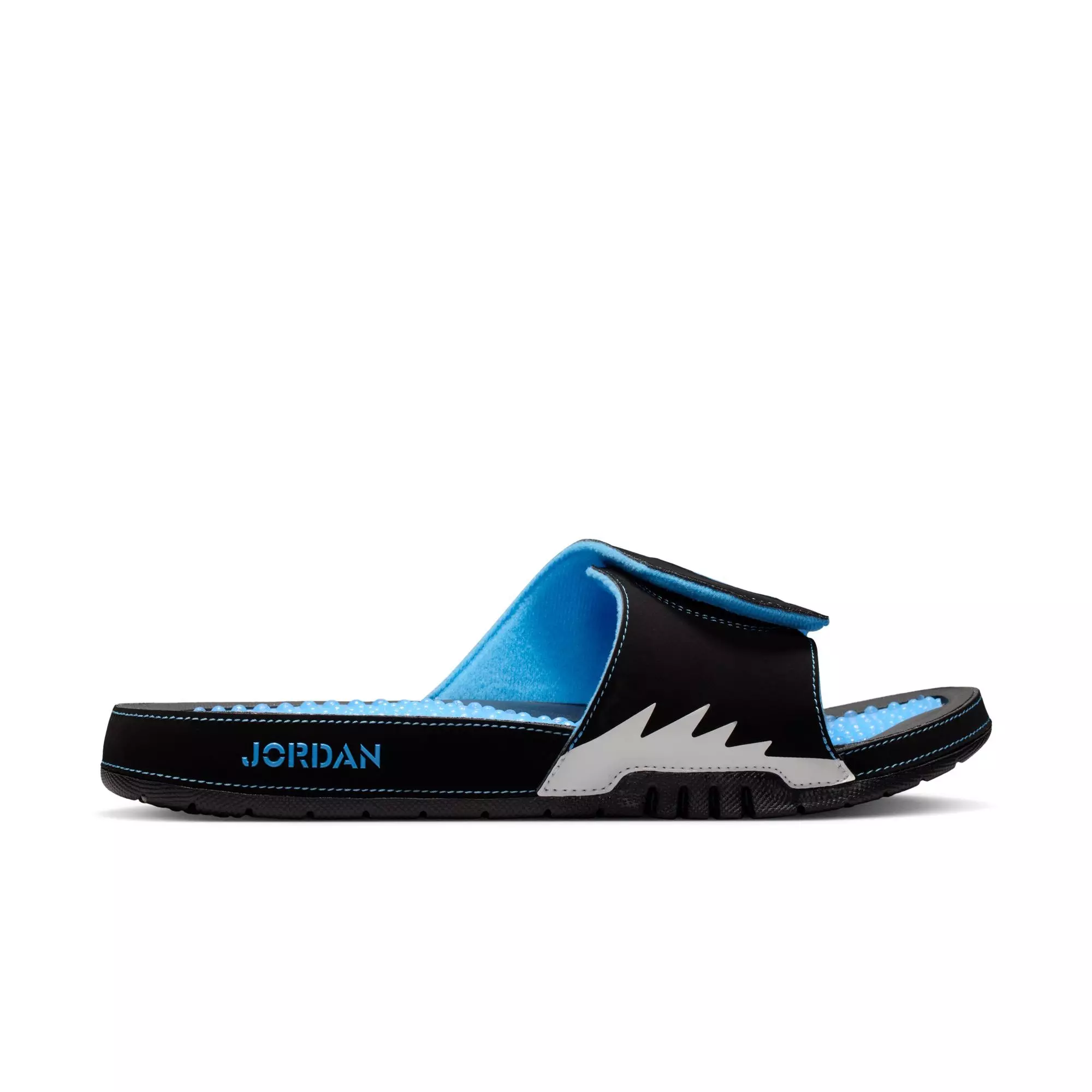 Jordan Hydro 5 Retro "Black/University Blue/White" Men's Slide - BLACK/BLUE