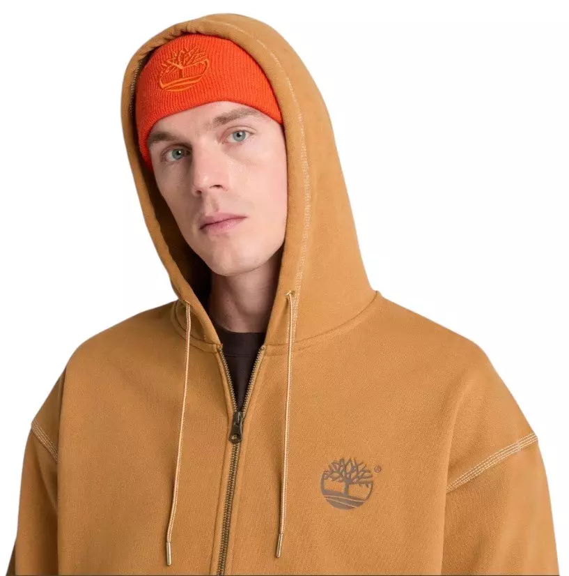 TIMB Full Zip Wheat Hoodie - WHEAT