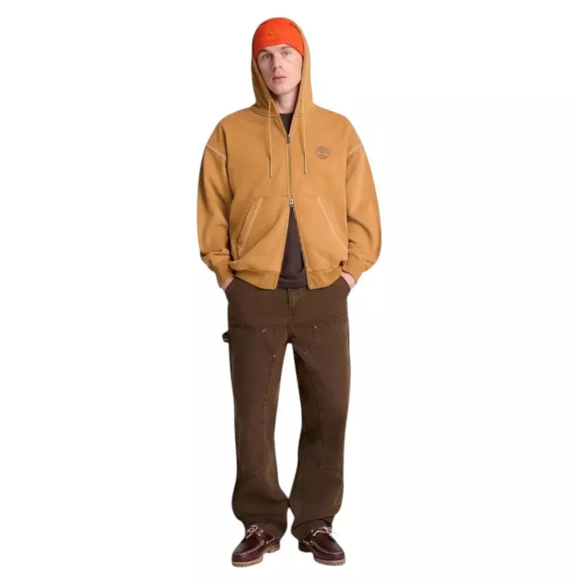 TIMB Full Zip Wheat Hoodie - WHEAT